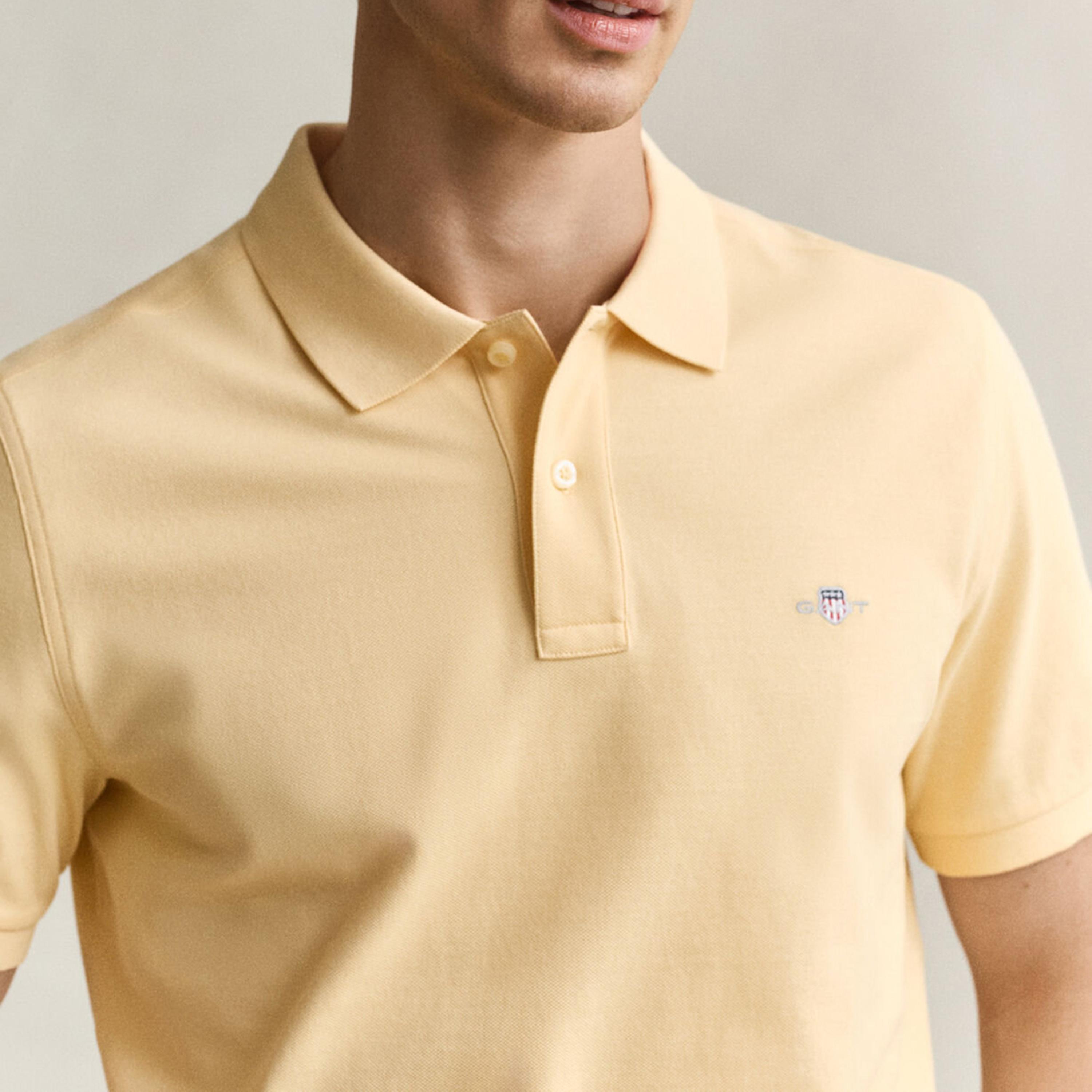 تي-شيرت بولو من جانت لوجو بأكمام قصيرة وياقة-men-clothing-tshirtsandpolos-polos-image-3