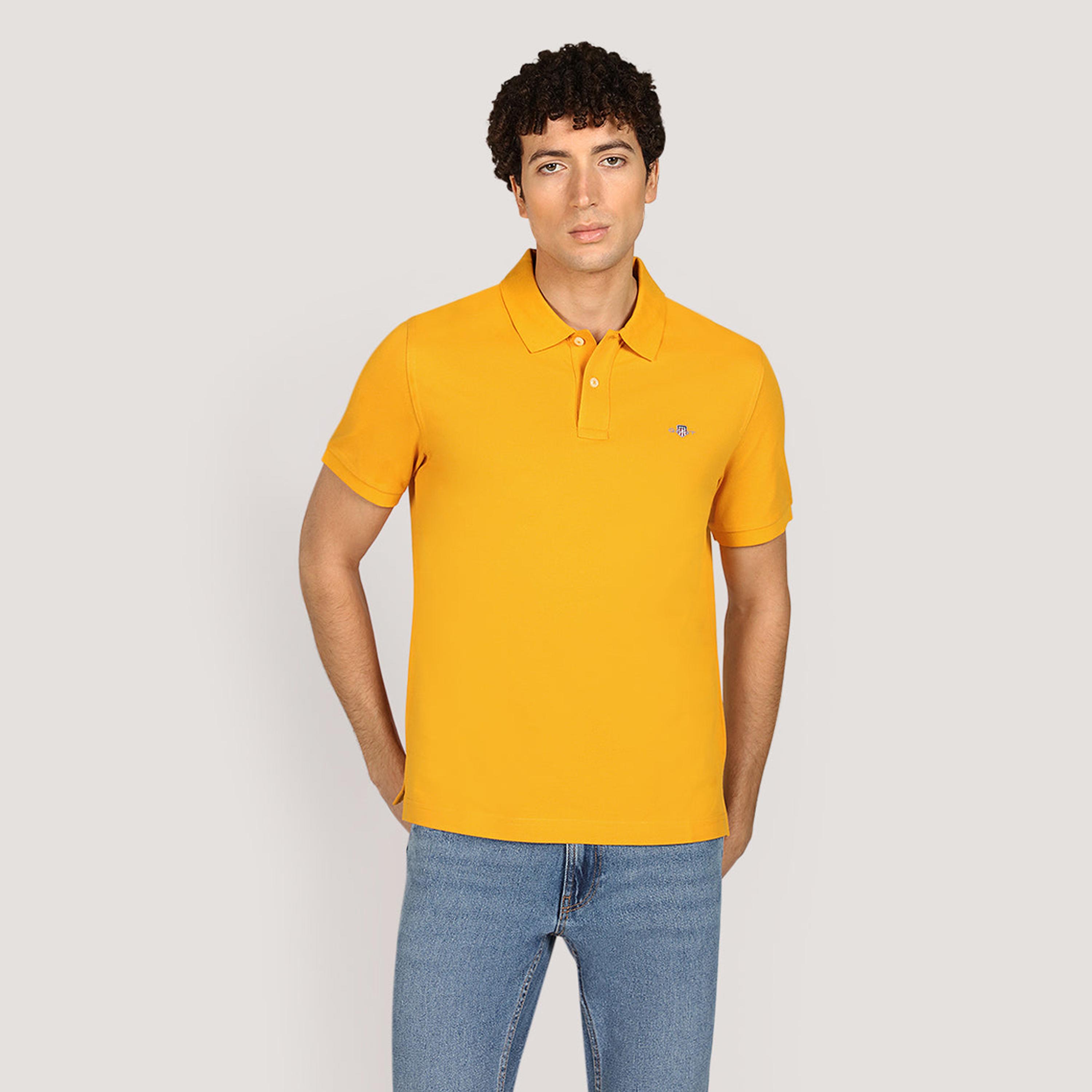 Gant Shield Regular Fit Short Sleeves Pique Men's Polo T-Shirt-men-clothing-tshirtsandpolos-polos-image-1