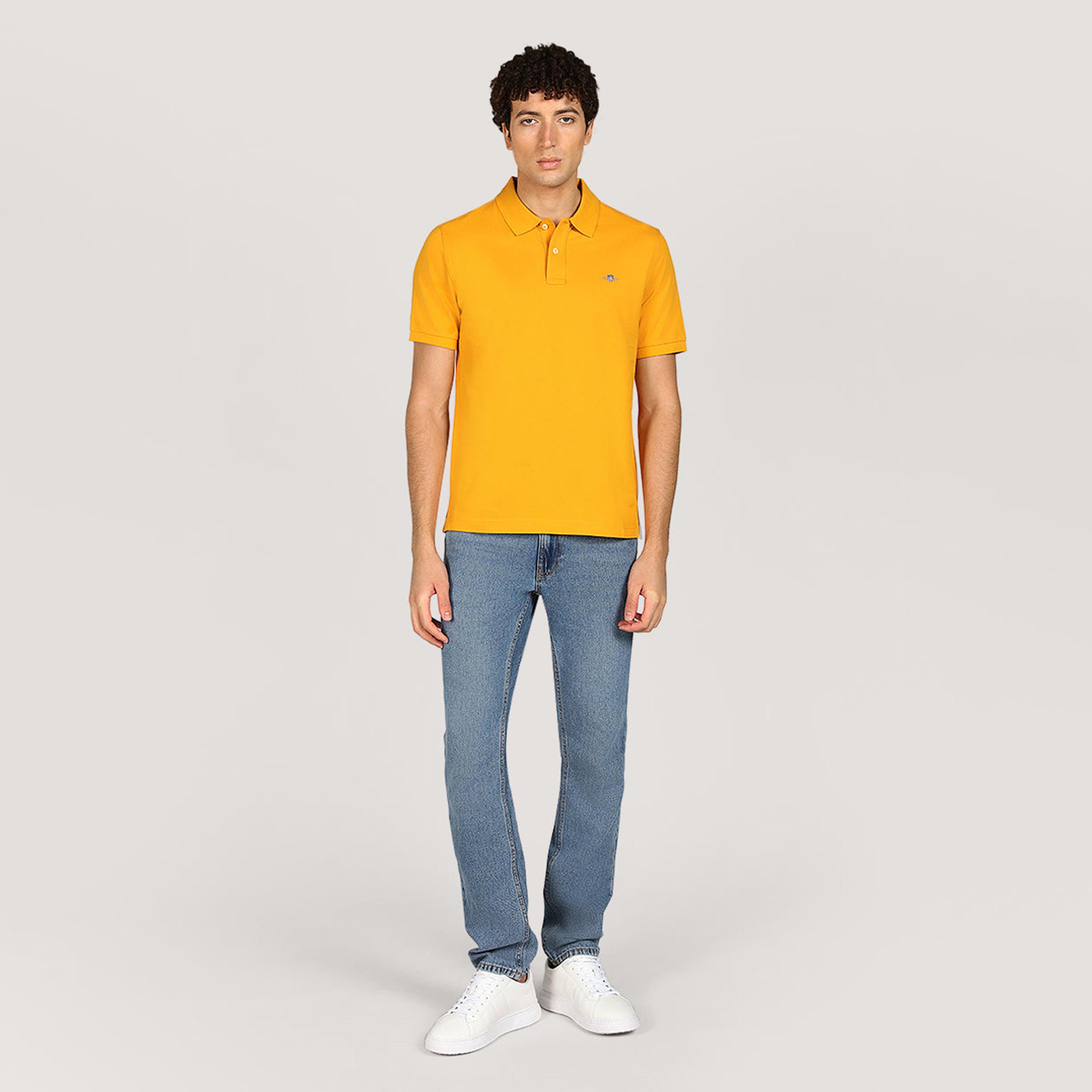 Gant Shield Regular Fit Short Sleeves Pique Men's Polo T-Shirt-men-clothing-tshirtsandpolos-polos-image-2