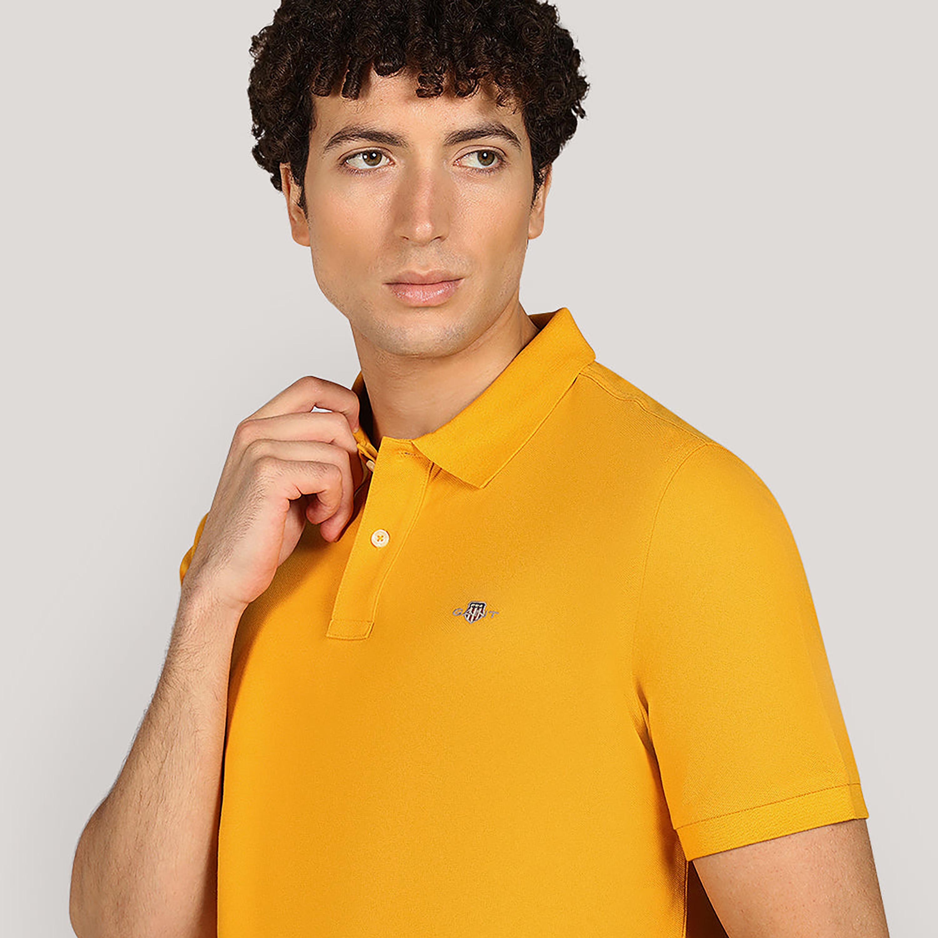 Gant Shield Regular Fit Short Sleeves Pique Men's Polo T-Shirt-men-clothing-tshirtsandpolos-polos-image-3