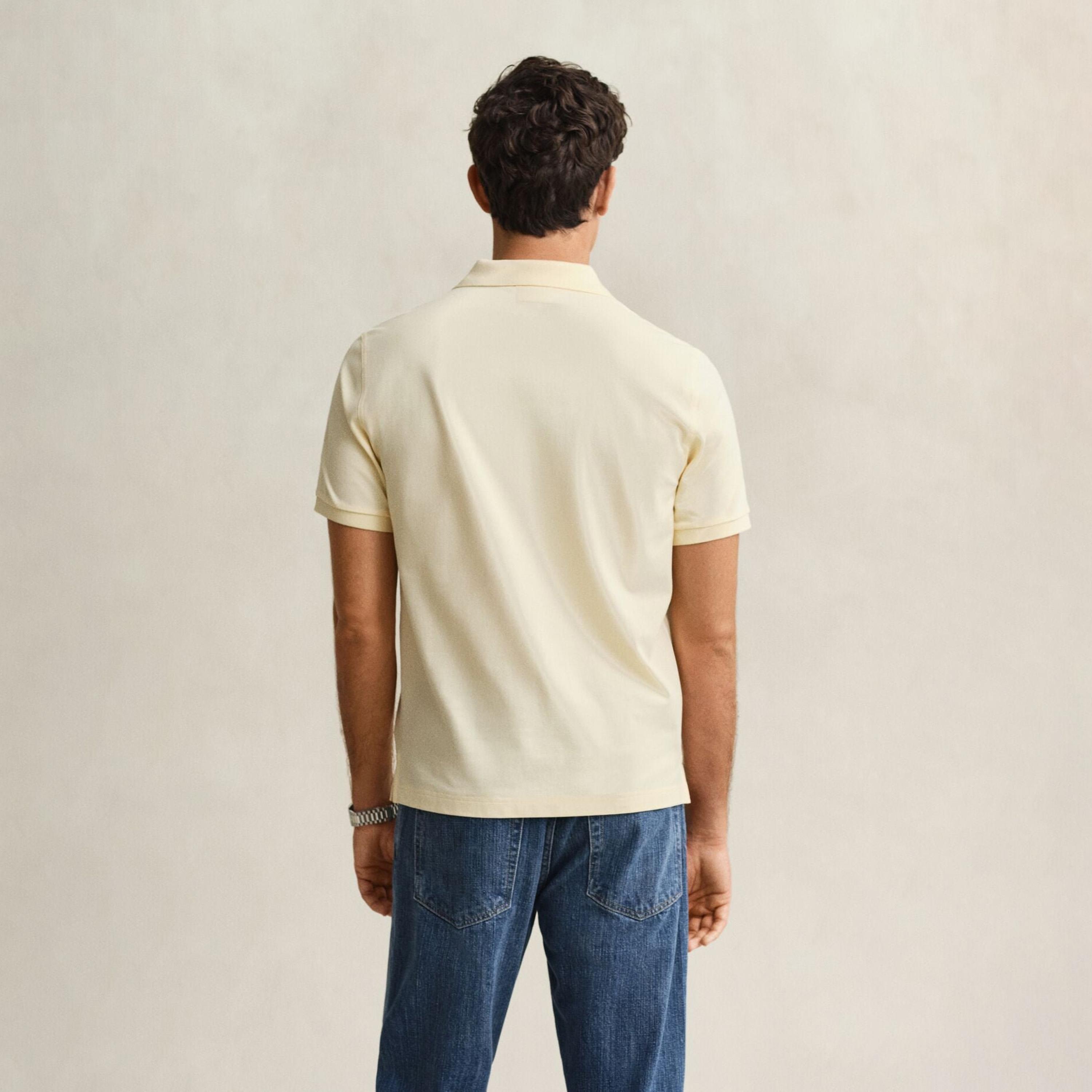 تي-شيرت بولو من جانت لوجو بأكمام قصيرة وياقة-men-clothing-tshirtsandpolos-polos-image-4
