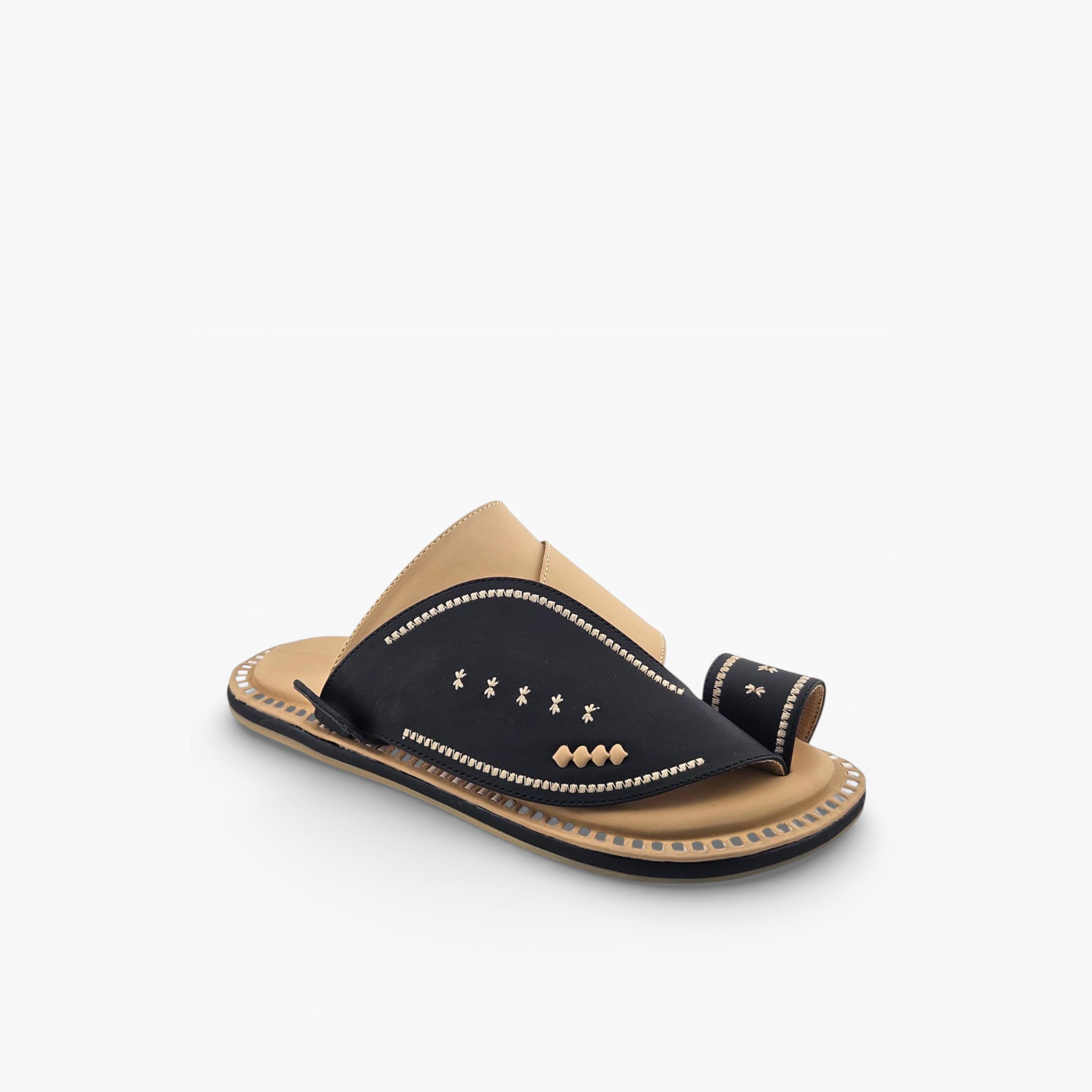 Al Fanoos Mens Slip-On Lumiere Arabic Sandals | 221-men-shoes-sandals-image-1