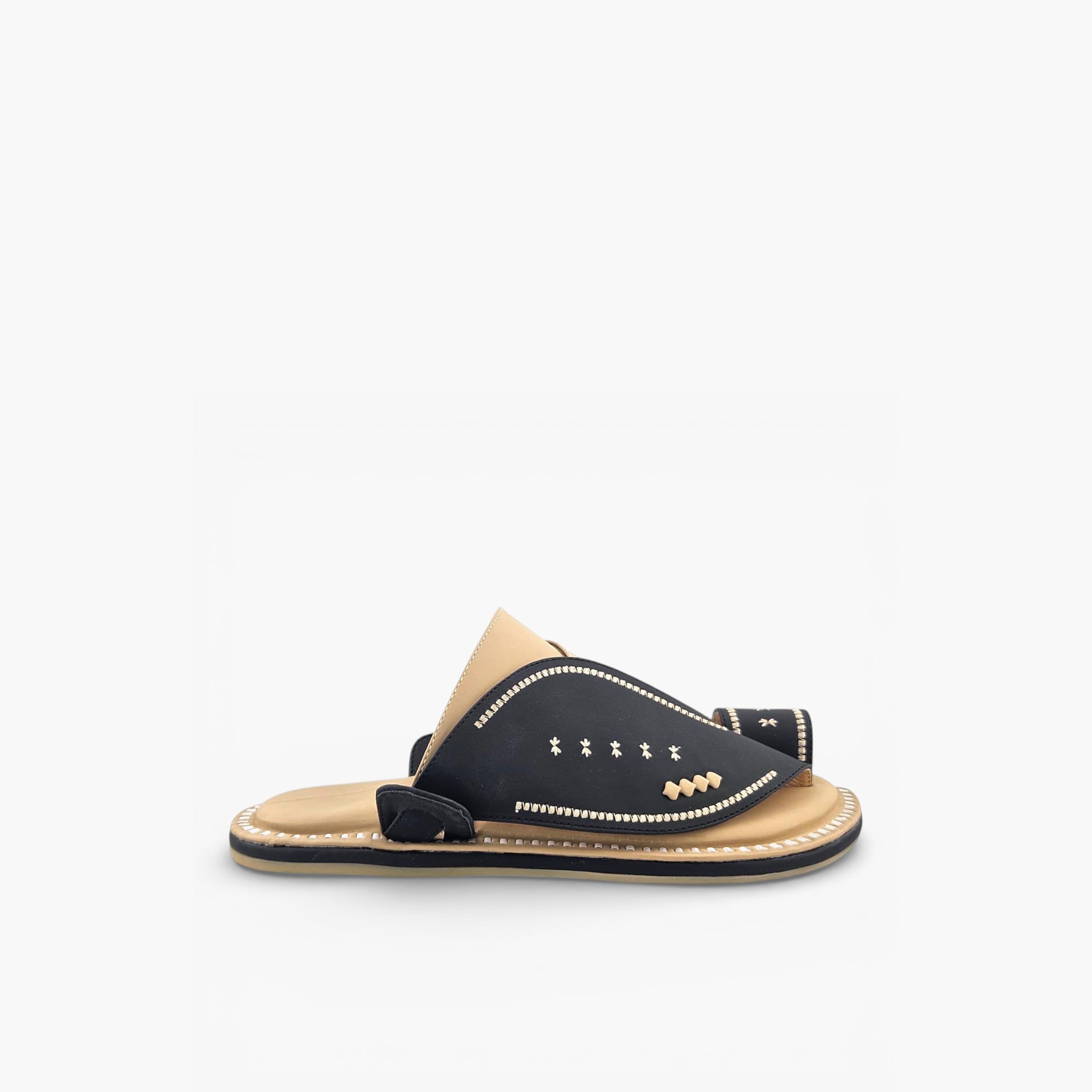 Al Fanoos Mens Slip-On Lumiere Arabic Sandals | 221-men-shoes-sandals-image-2