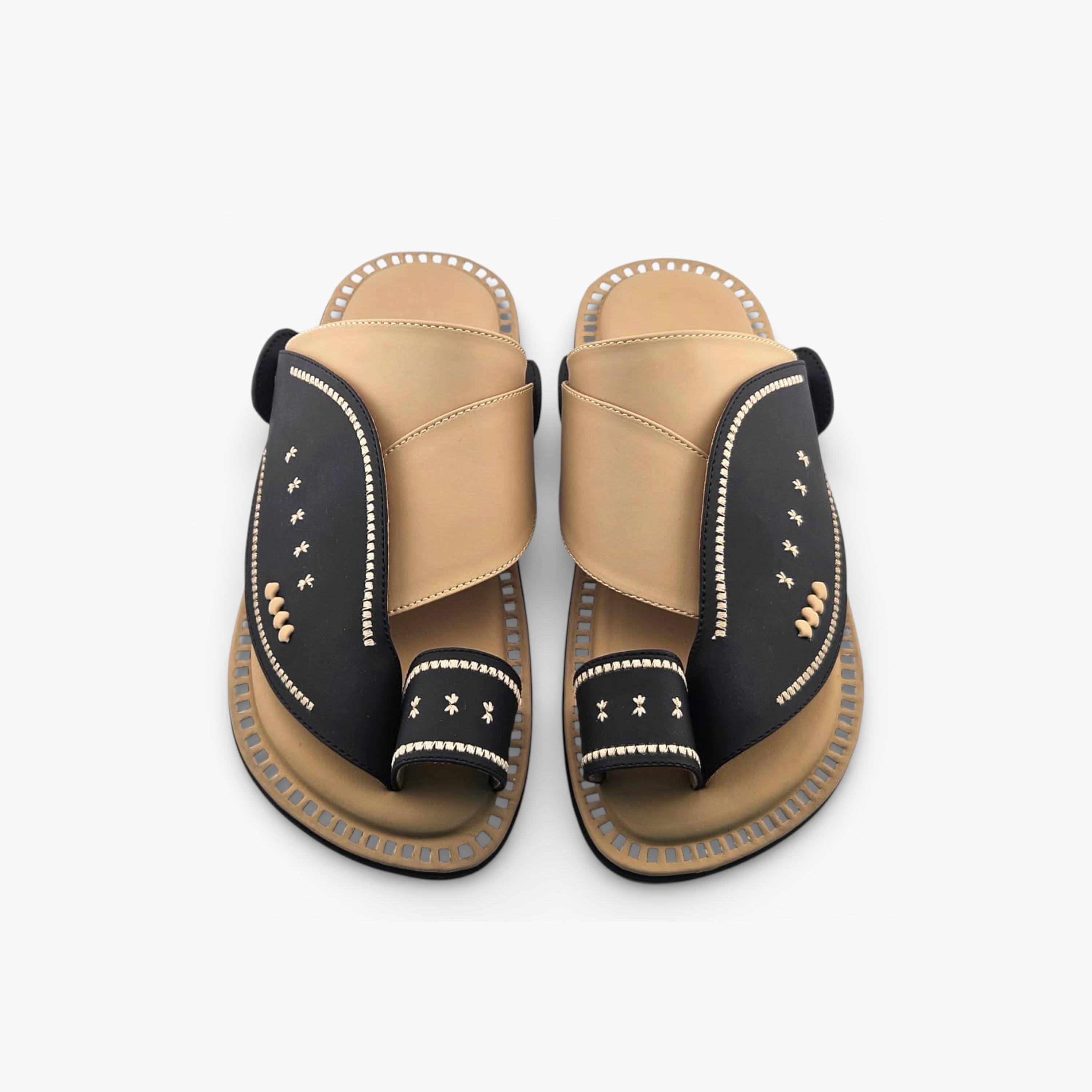 Al Fanoos Mens Slip-On Lumiere Arabic Sandals | 221-men-shoes-sandals-image-3
