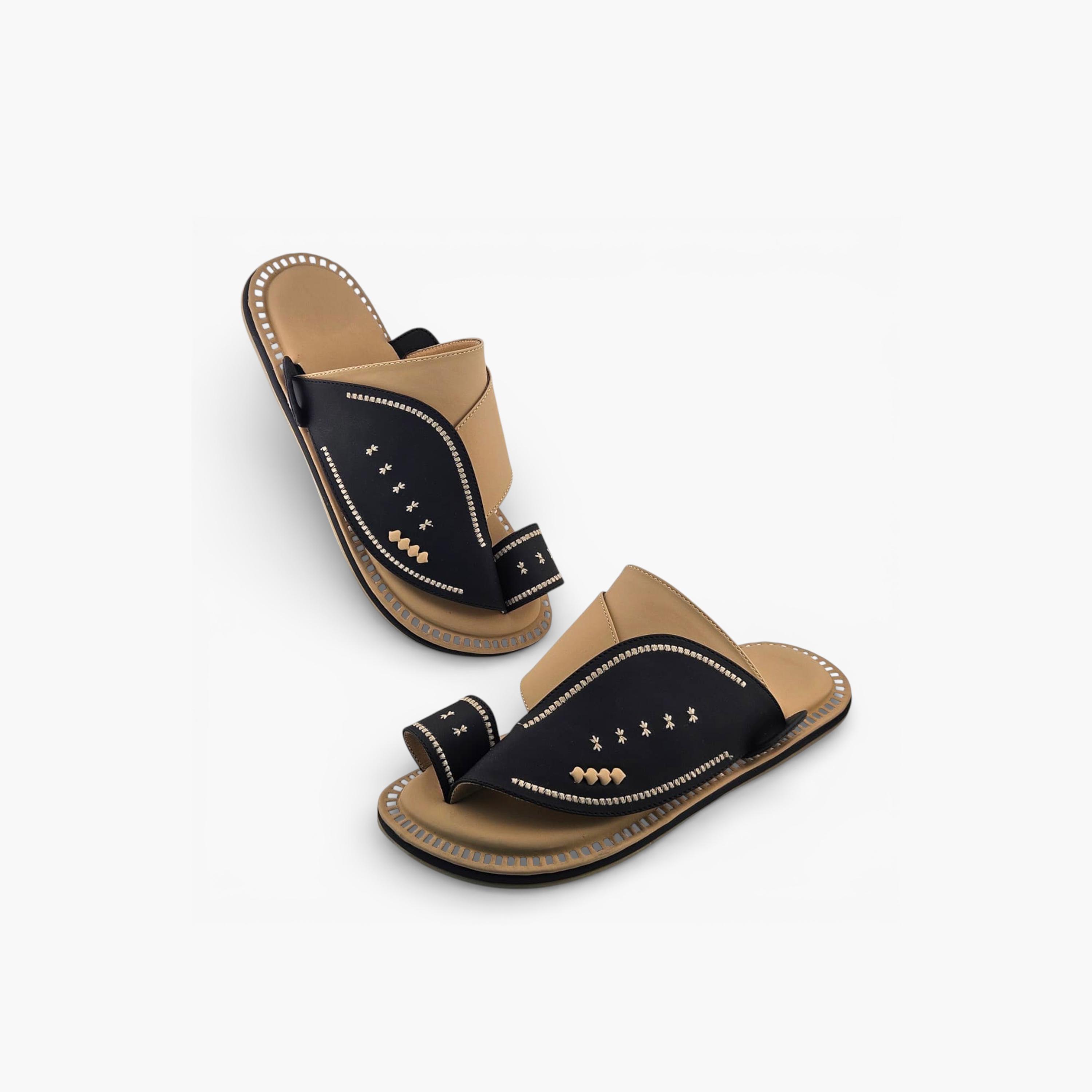 Al Fanoos Mens Slip-On Lumiere Arabic Sandals | 221-men-shoes-sandals-image-4