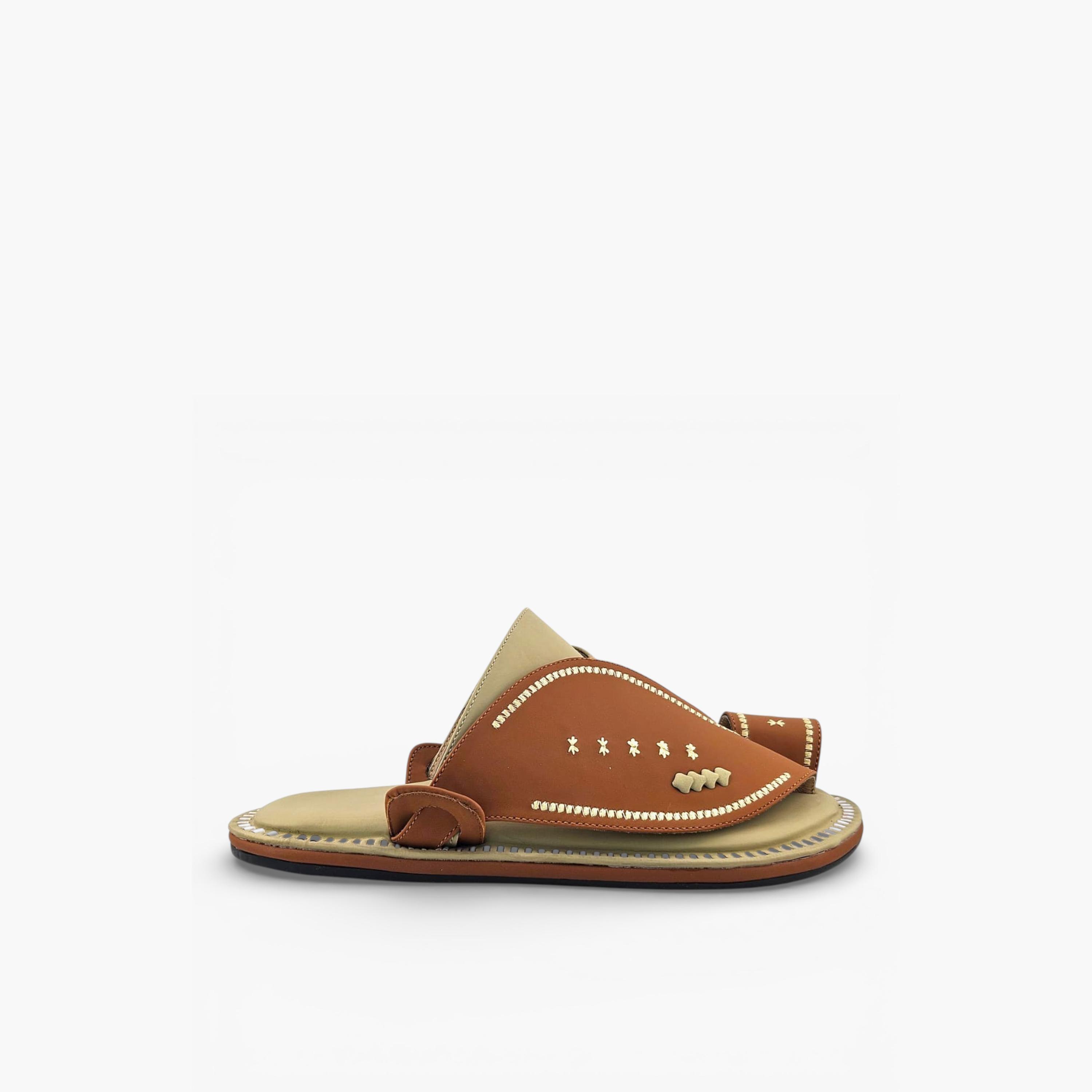 Al Fanoos Mens Slip-On Lumiere Arabic Sandals | 221-men-shoes-sandals-image-2