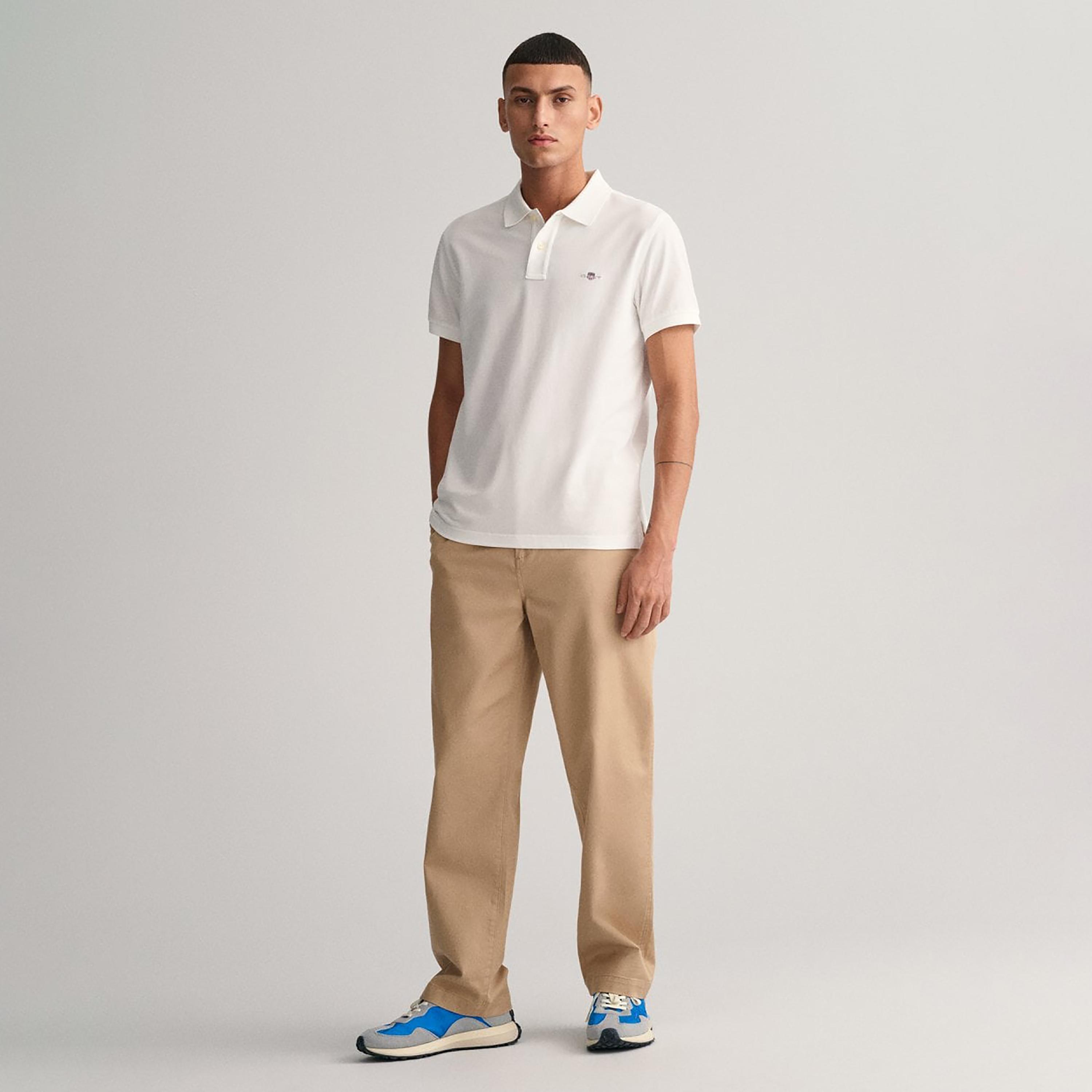 Gant Logo Detail Collared Short Sleeves Polo T-Shirt-men-clothing-tshirtsandpolos-polos-image-2
