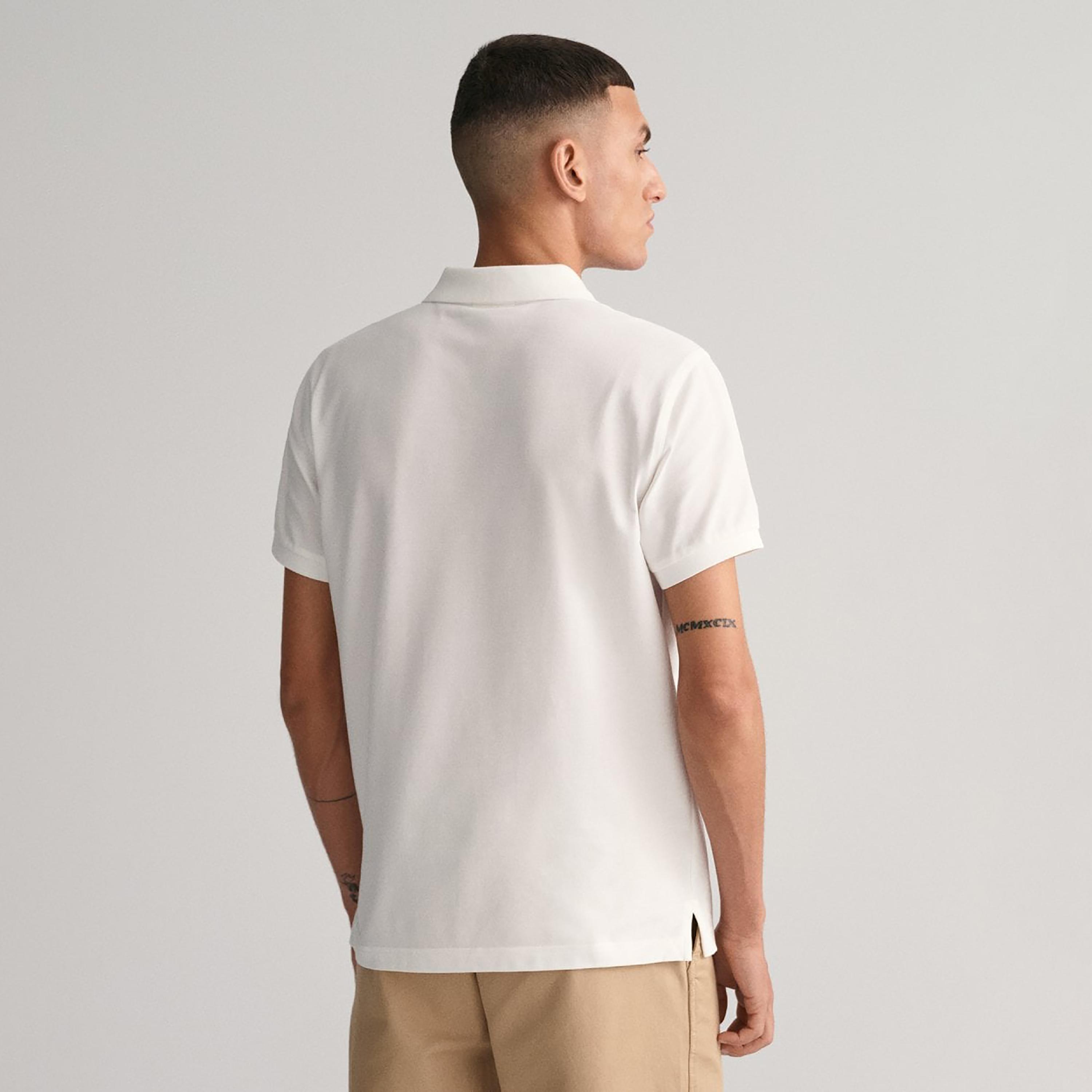 Gant Logo Detail Collared Short Sleeves Polo T-Shirt-men-clothing-tshirtsandpolos-polos-image-4
