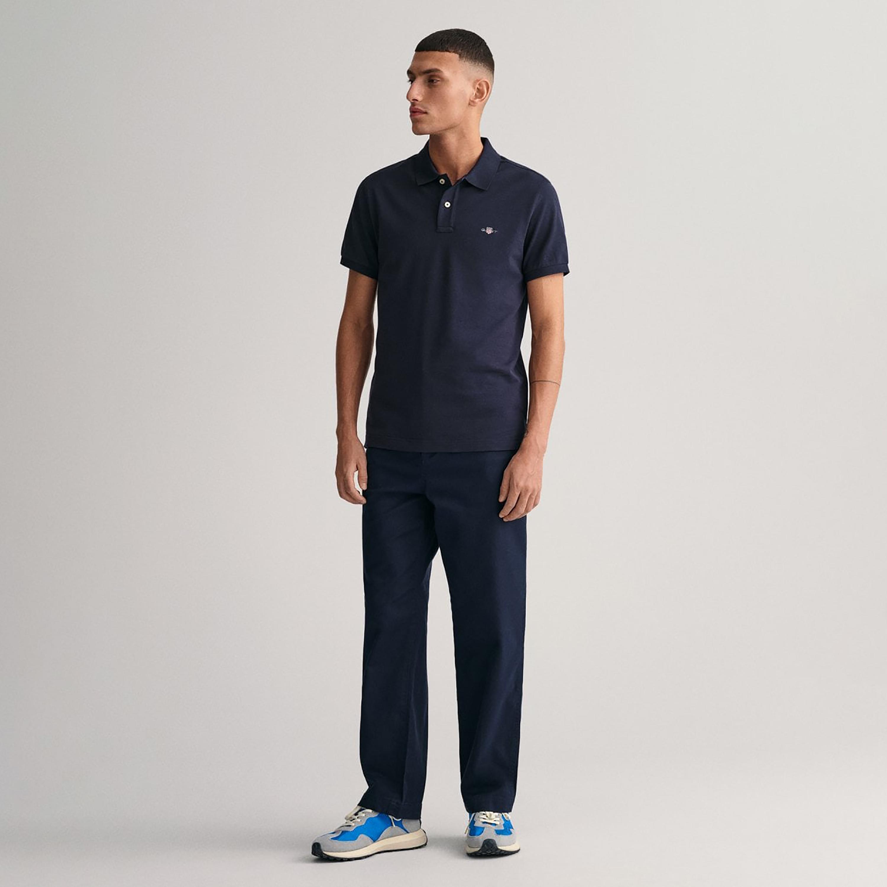 تي-شيرت بولو من جانت لوجو بأكمام قصيرة وياقة-men-clothing-tshirtsandpolos-polos-image-2