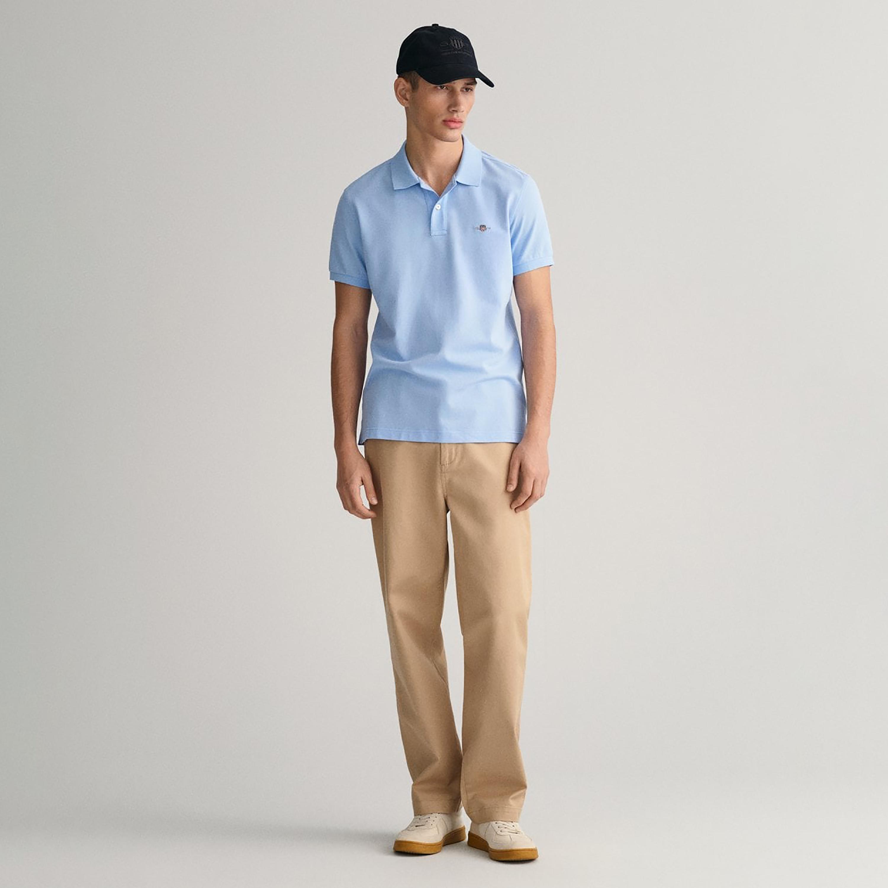 تي-شيرت بولو من جانت لوجو بأكمام قصيرة وياقة-men-clothing-tshirtsandpolos-polos-image-2