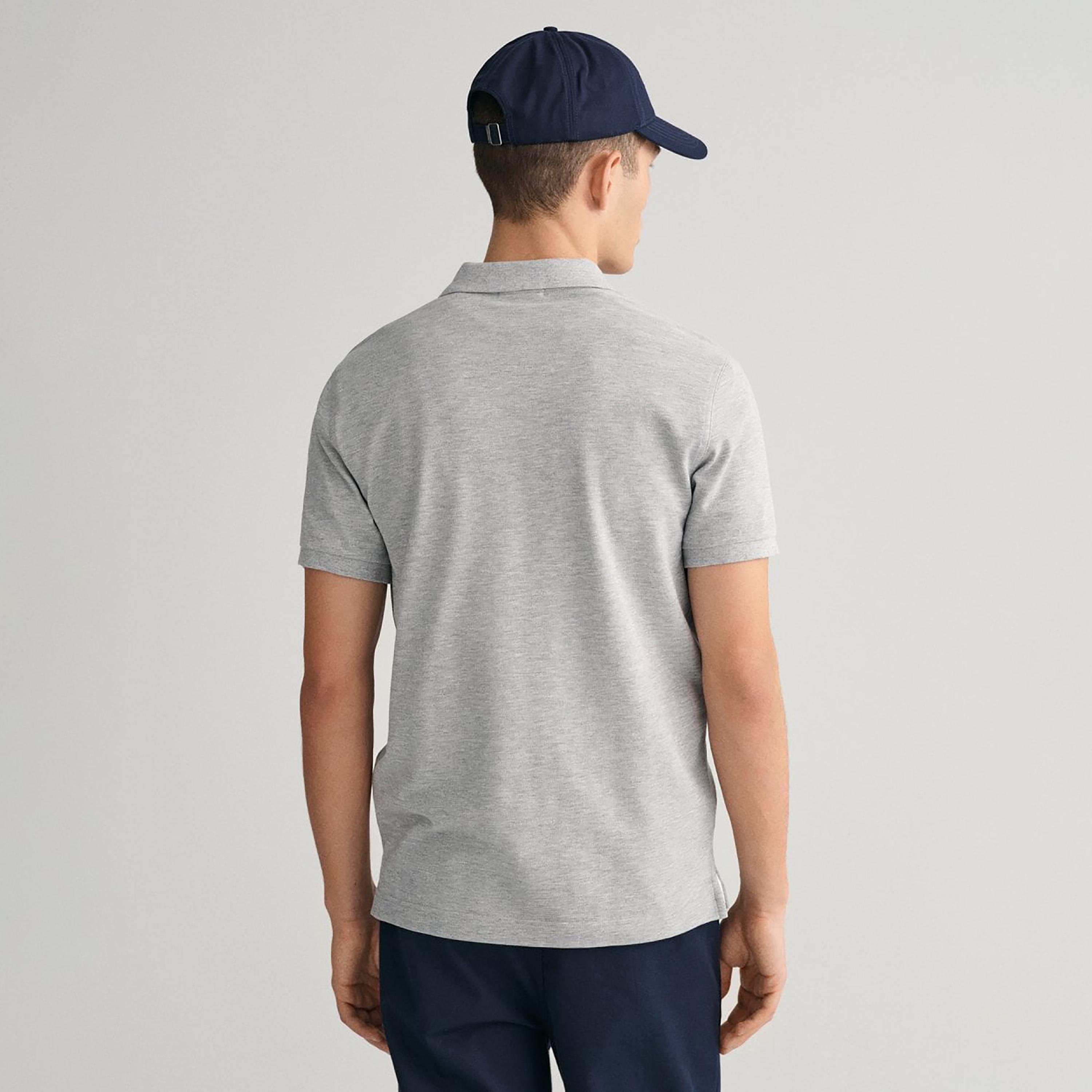 Gant Logo Detail Collared Short Sleeves Polo T-Shirt-men-clothing-tshirtsandpolos-polos-image-4