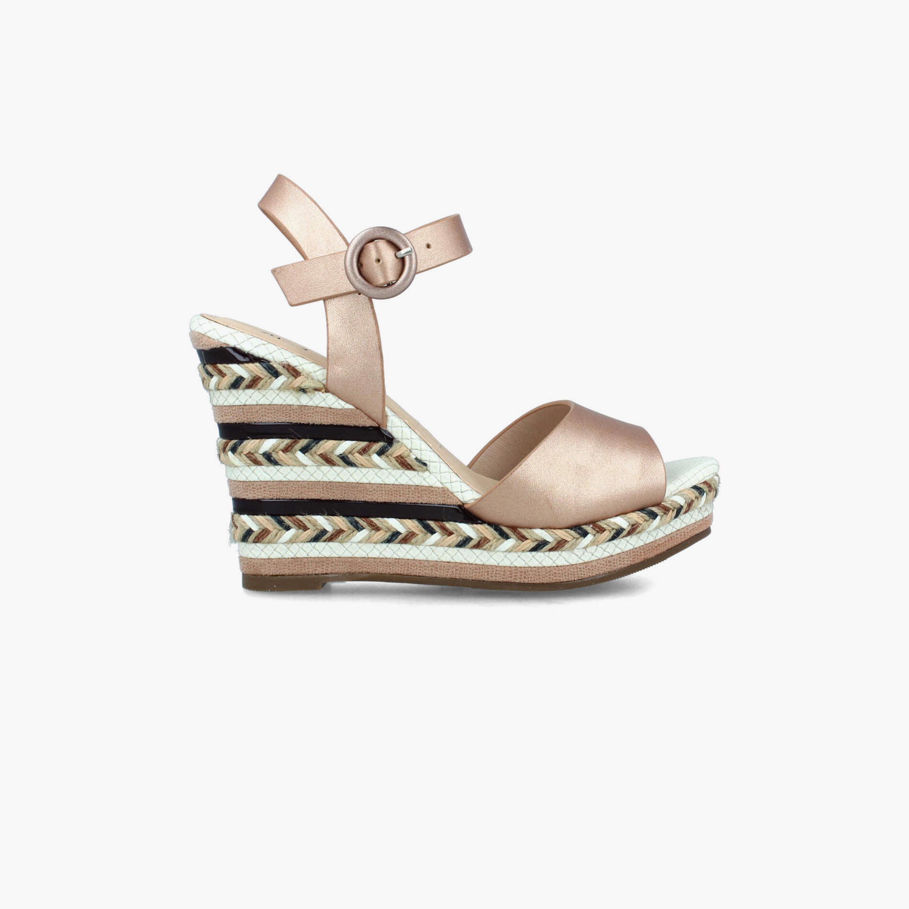 Menbur Women's Woven Wedges with Strap | 22273-women-shoes-heels-image-1