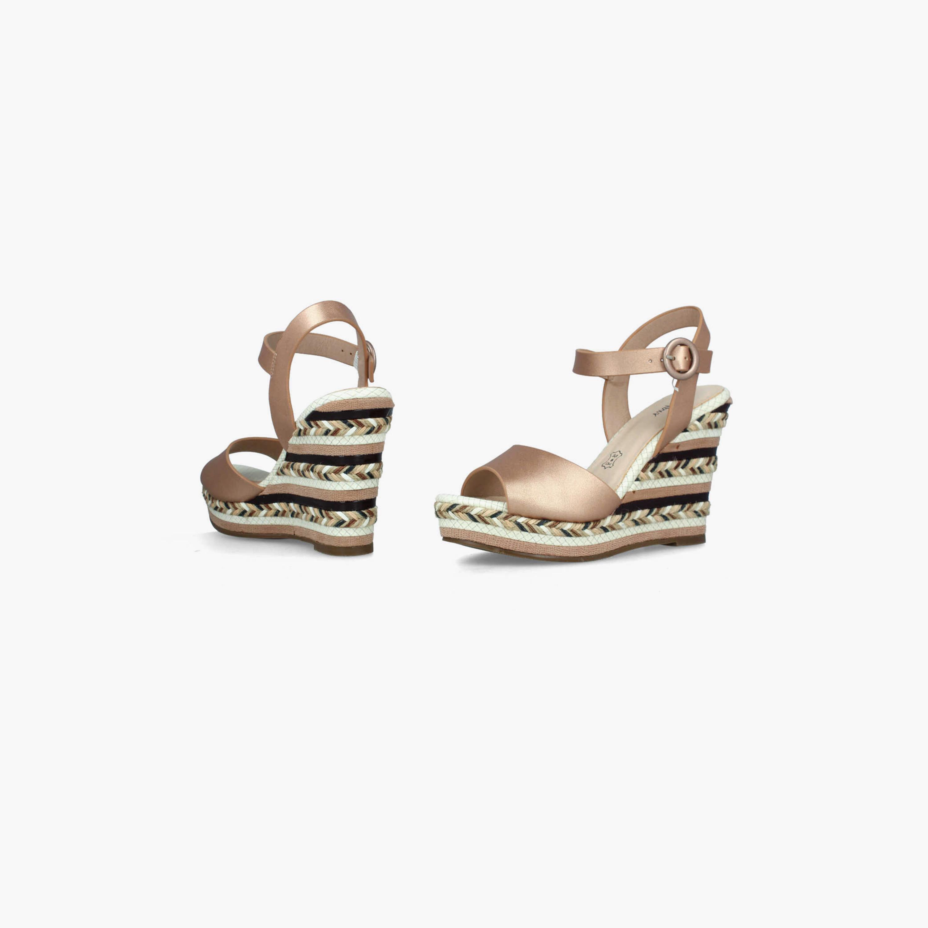 Menbur Women's Woven Wedges with Strap | 22273-women-shoes-heels-image-4