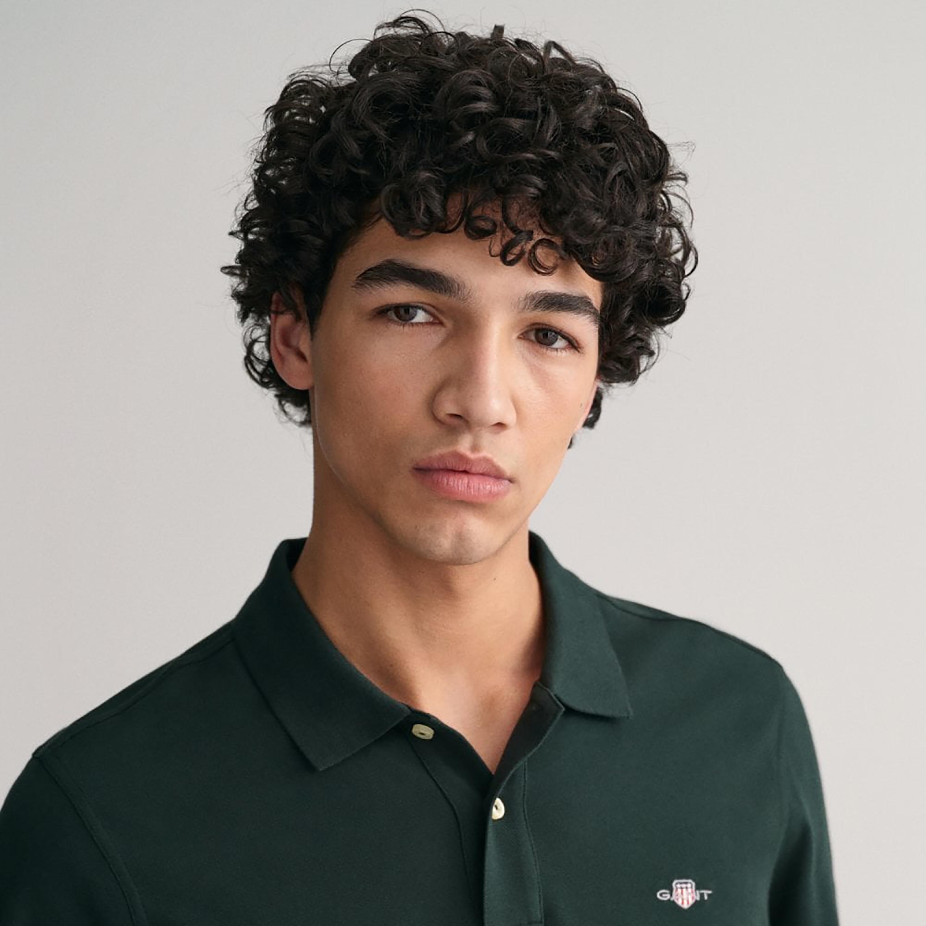 Gant Logo Detail Collared Long Sleeves Polo T-Shirt-men-clothing-tshirtsandpolos-polos-image-3