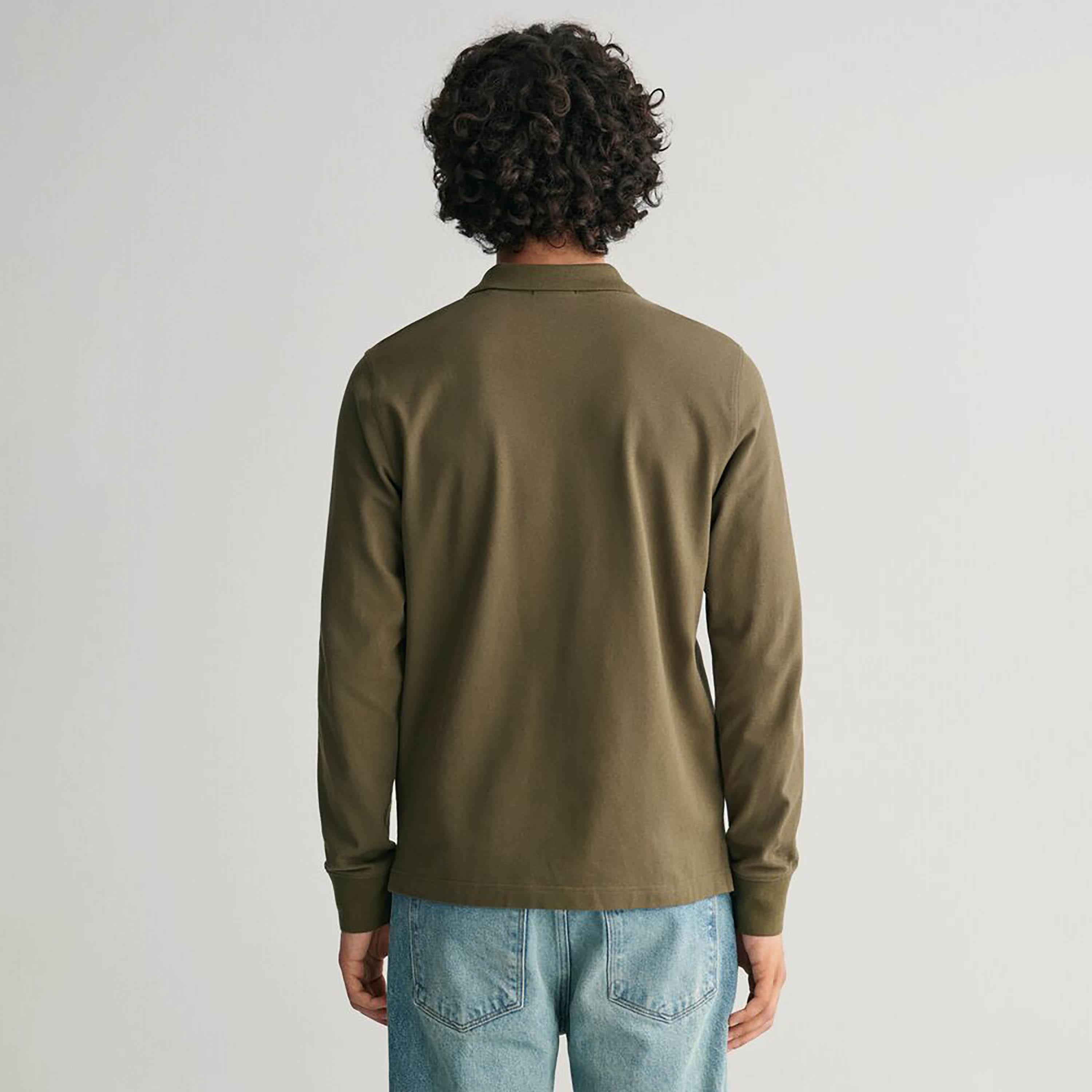 Gant Plain Collared Long Sleeves Men's Rugger-men-clothing-tshirtsandpolos-tshirts-image-4