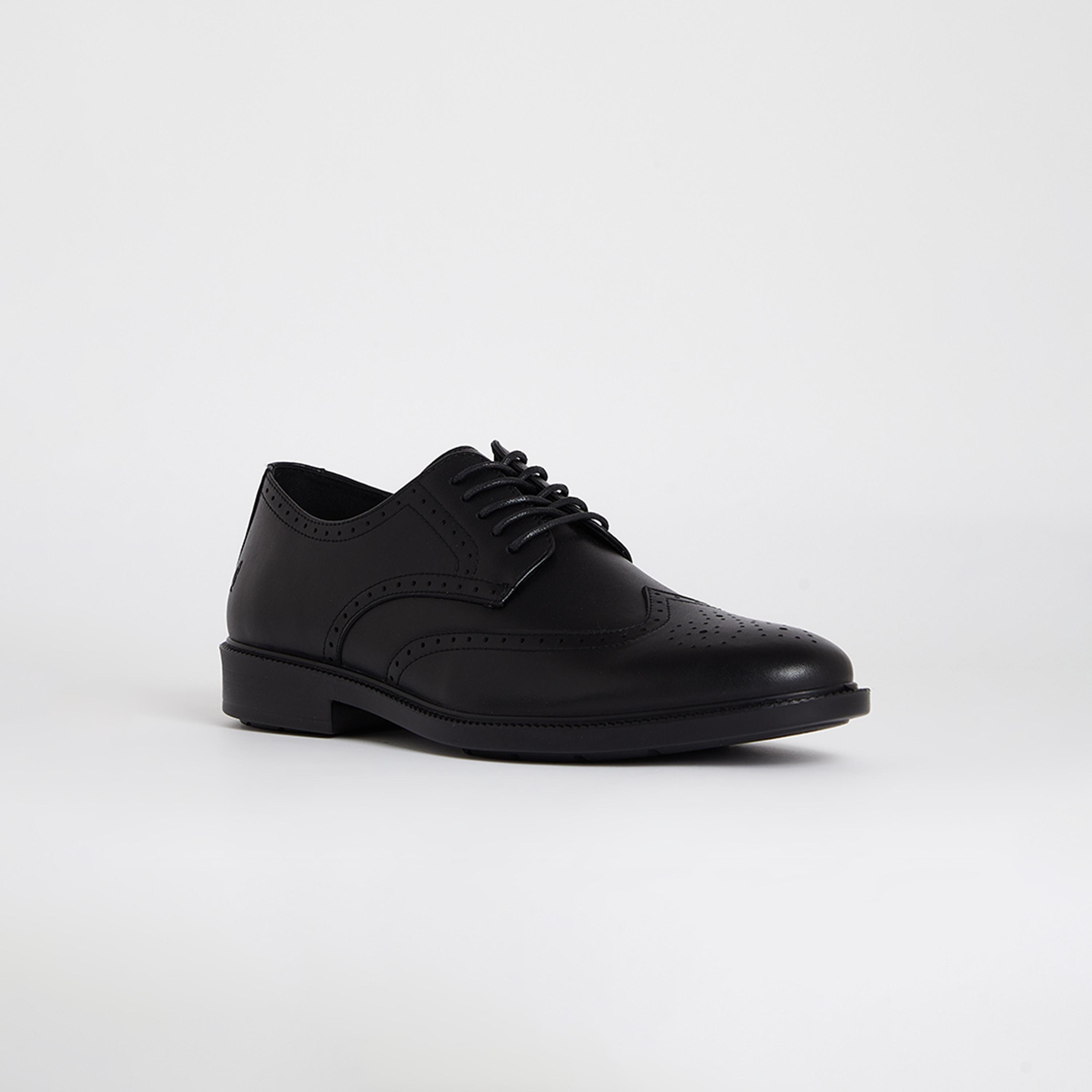 Hush Puppies Jamie Lace Up Brogue Shoes | 22311-001-men-shoes-formalshoes-image-1