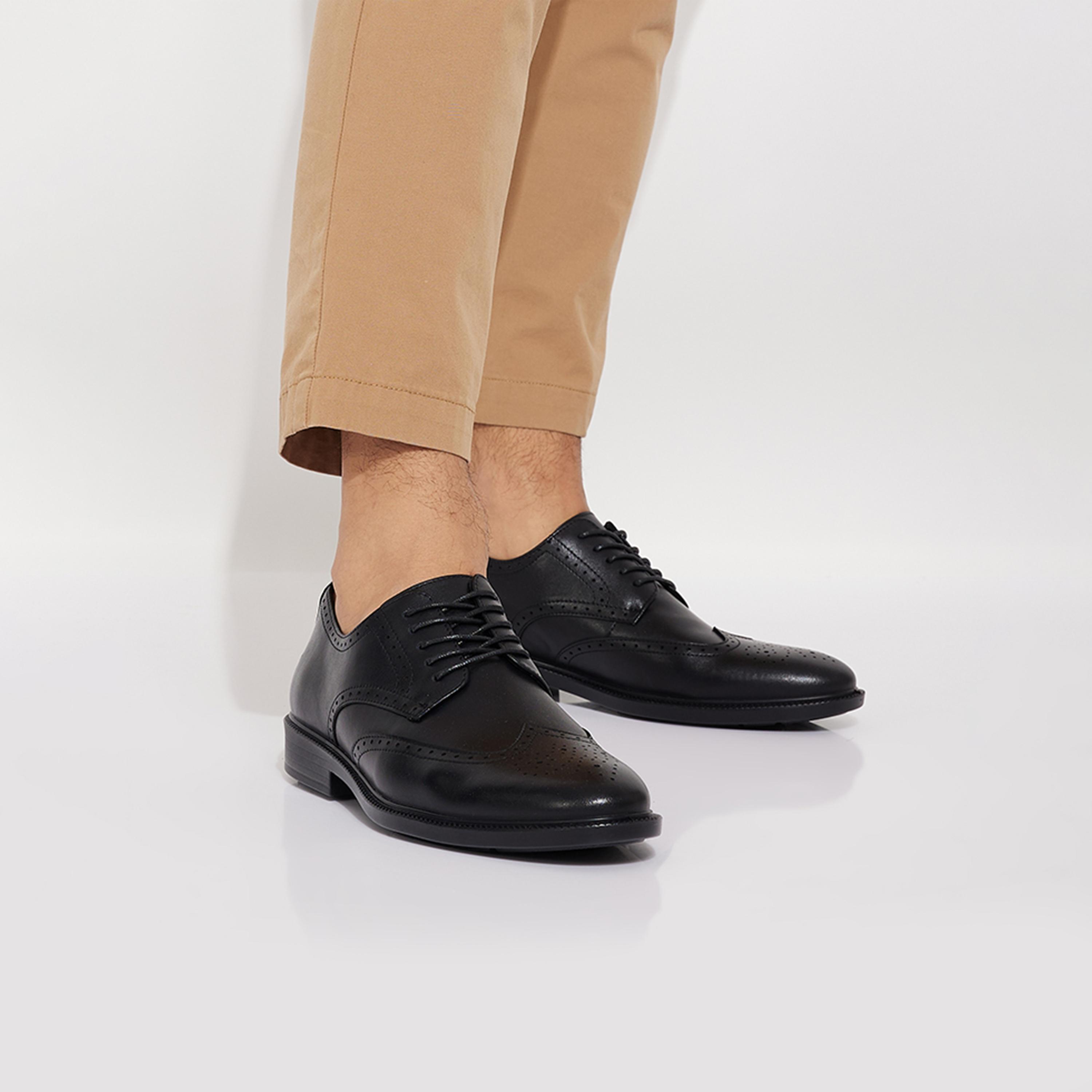 Hush Puppies Jamie Lace Up Brogue Shoes | 22311-001-men-shoes-formalshoes-image-6