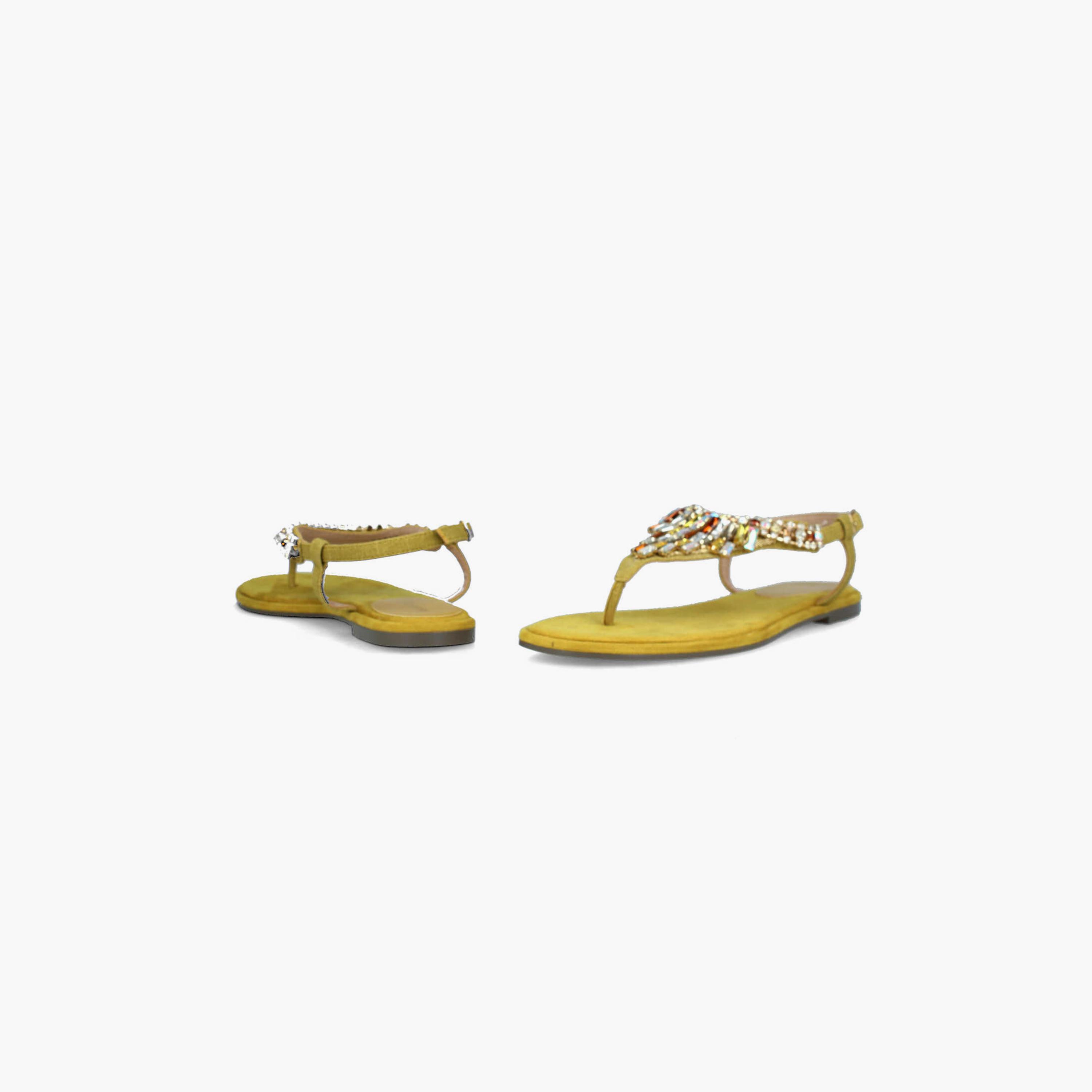 Menbur Women's Thong Sandals with Embellishment | 22327-women-shoes-sandals-flats-image-4