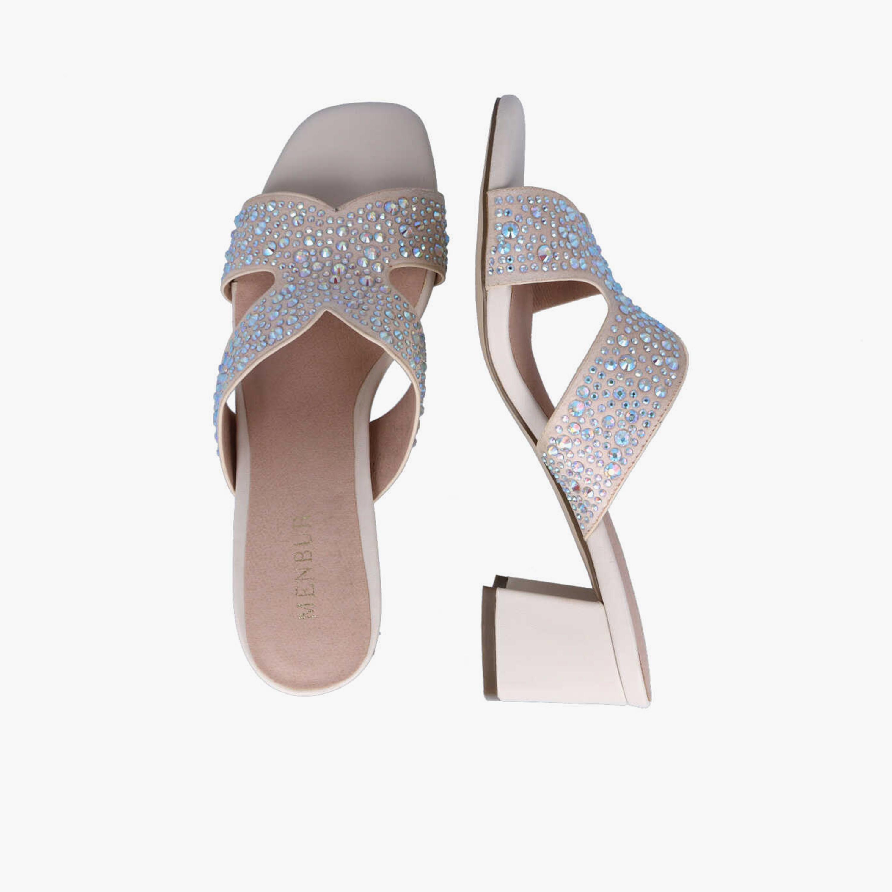 Menbur Women's Block Heels with Rhinestone Accent | 22370-women-shoes-heels-image-3