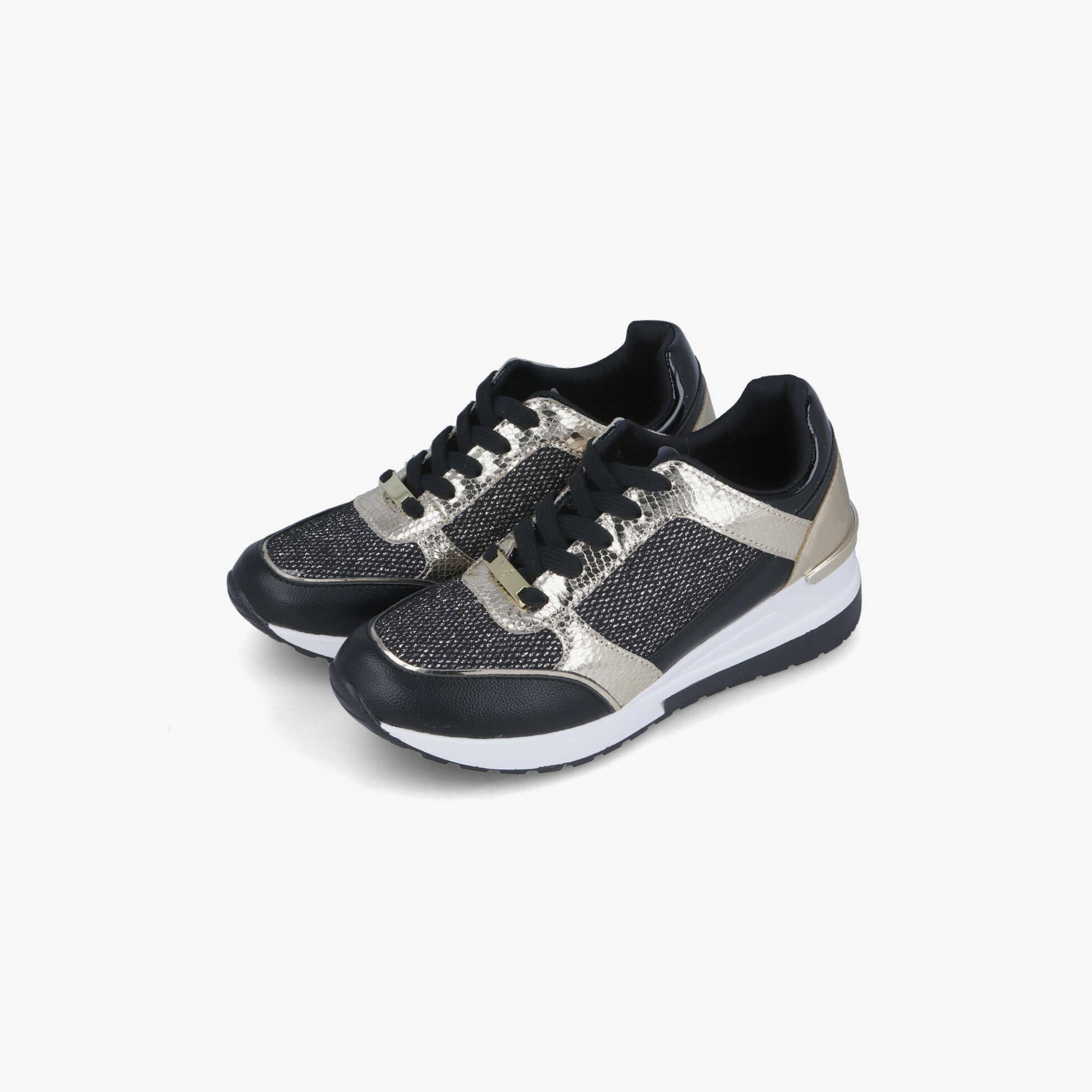 Menbur Women's Reptile Print Low Ankle Sneakers with Rhinestone Accent | 22381-women-shoes-sneakers-image-2