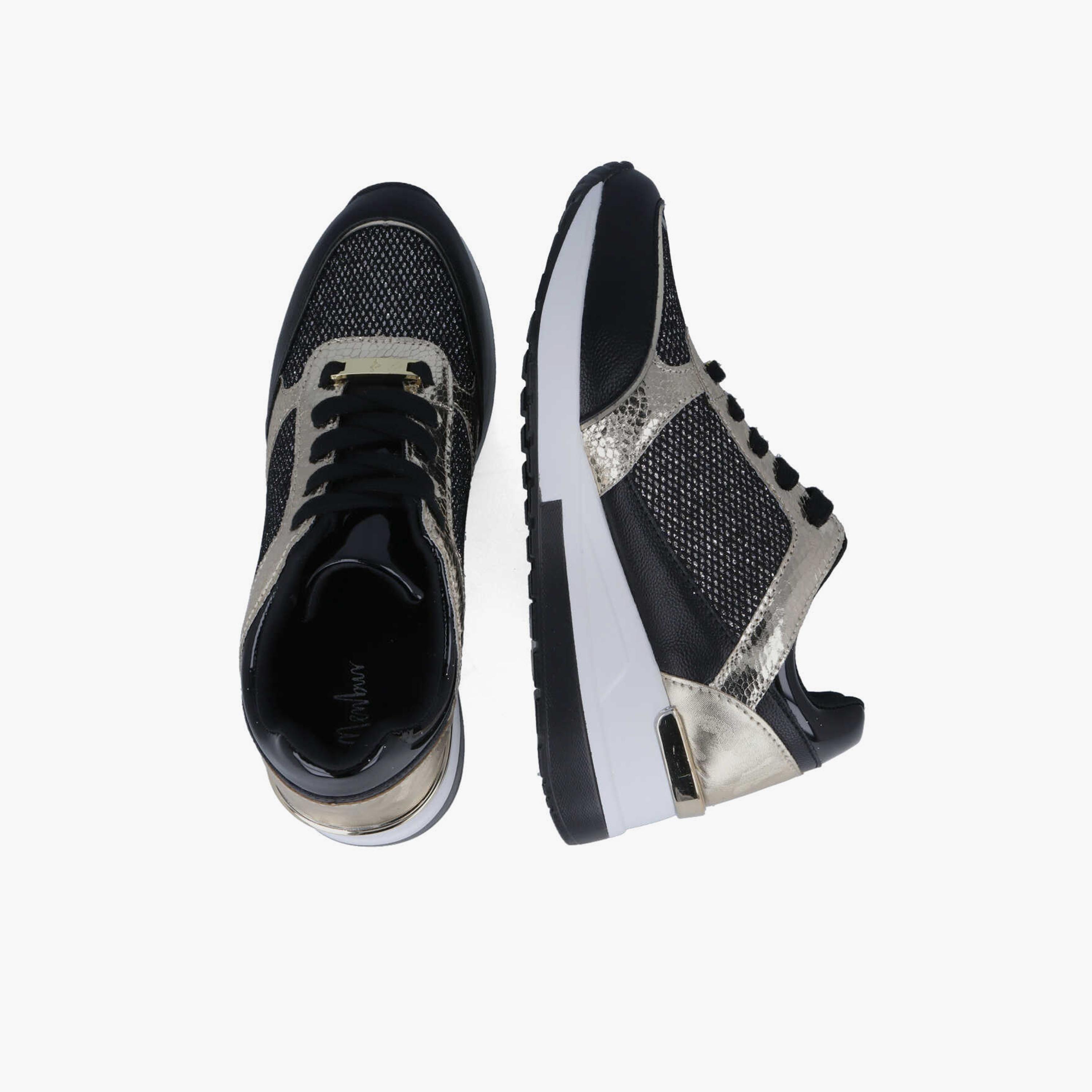 Menbur Women's Reptile Print Low Ankle Sneakers with Rhinestone Accent | 22381-women-shoes-sneakers-image-3