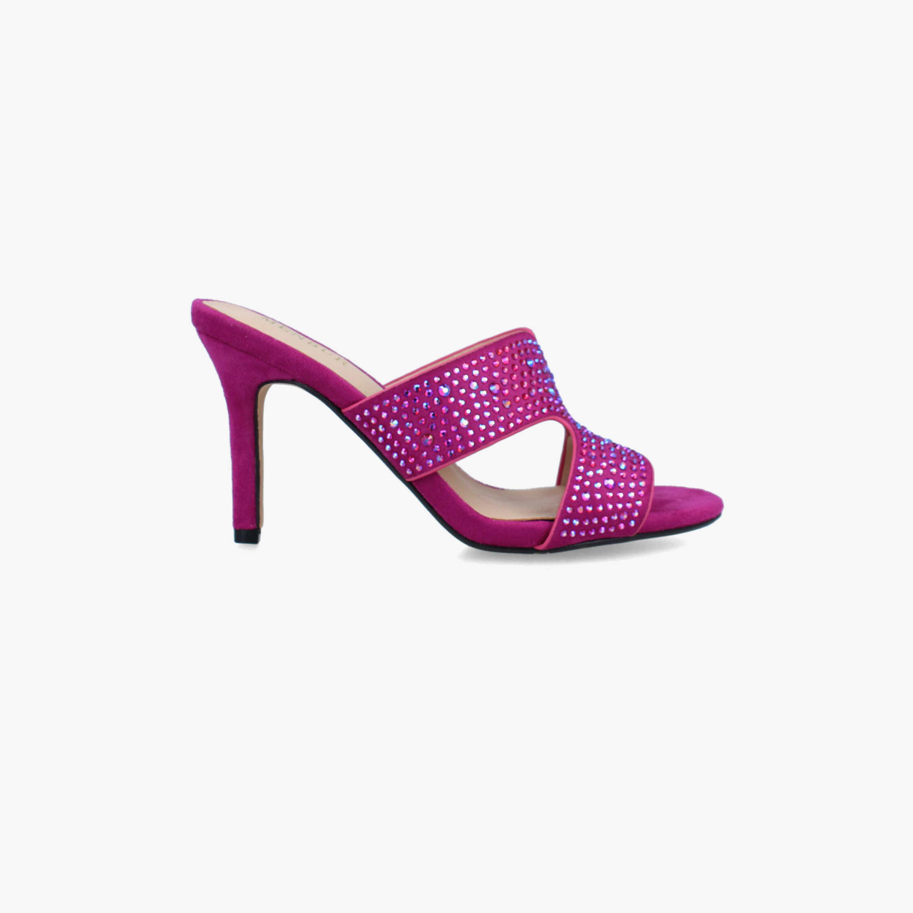 Menbur Women's Mules with Rhinestone Accent | 22408-women-shoes-heels-image-1
