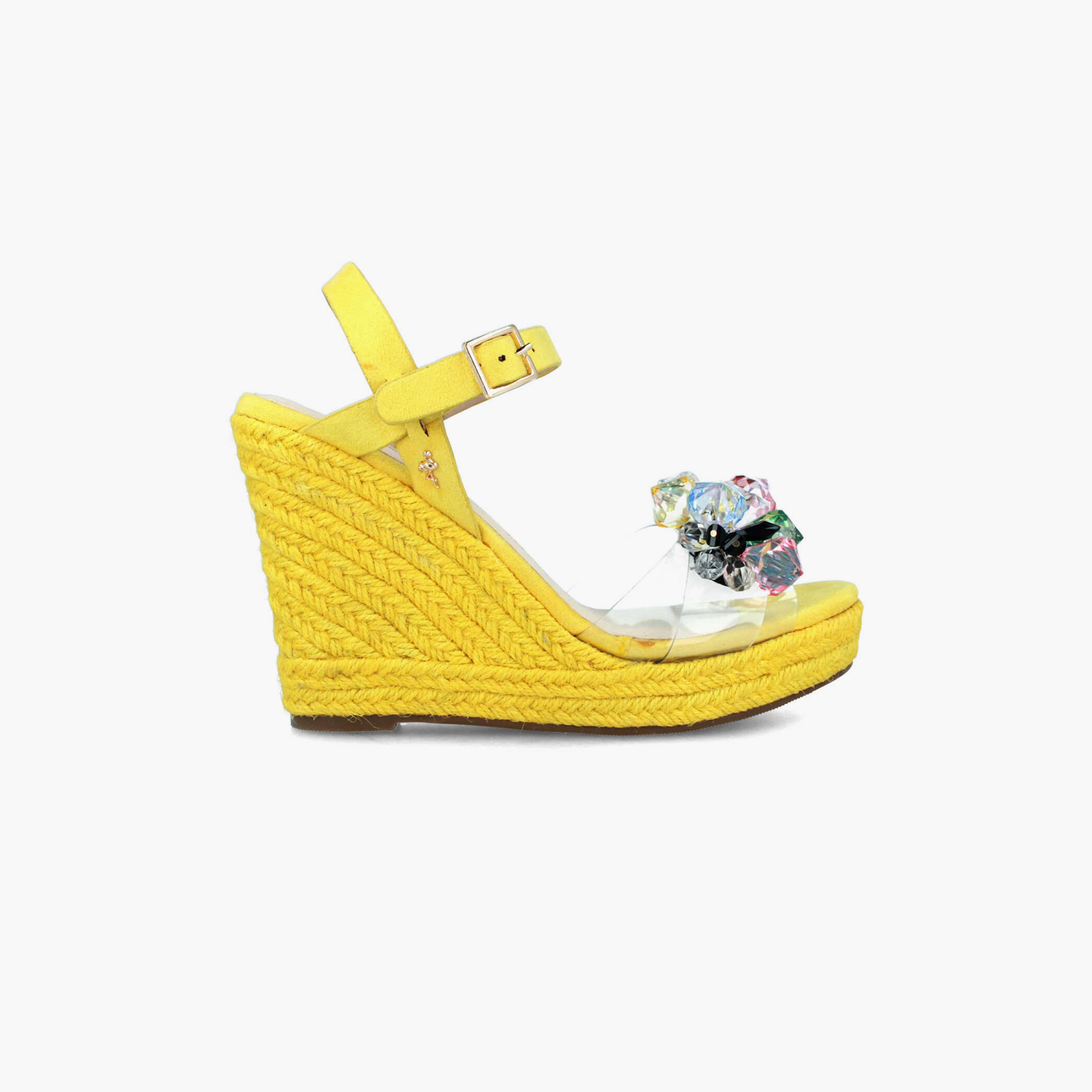 Menbur Women's Woven Wedges with Crystal | 22489-women-shoes-heels-image-1