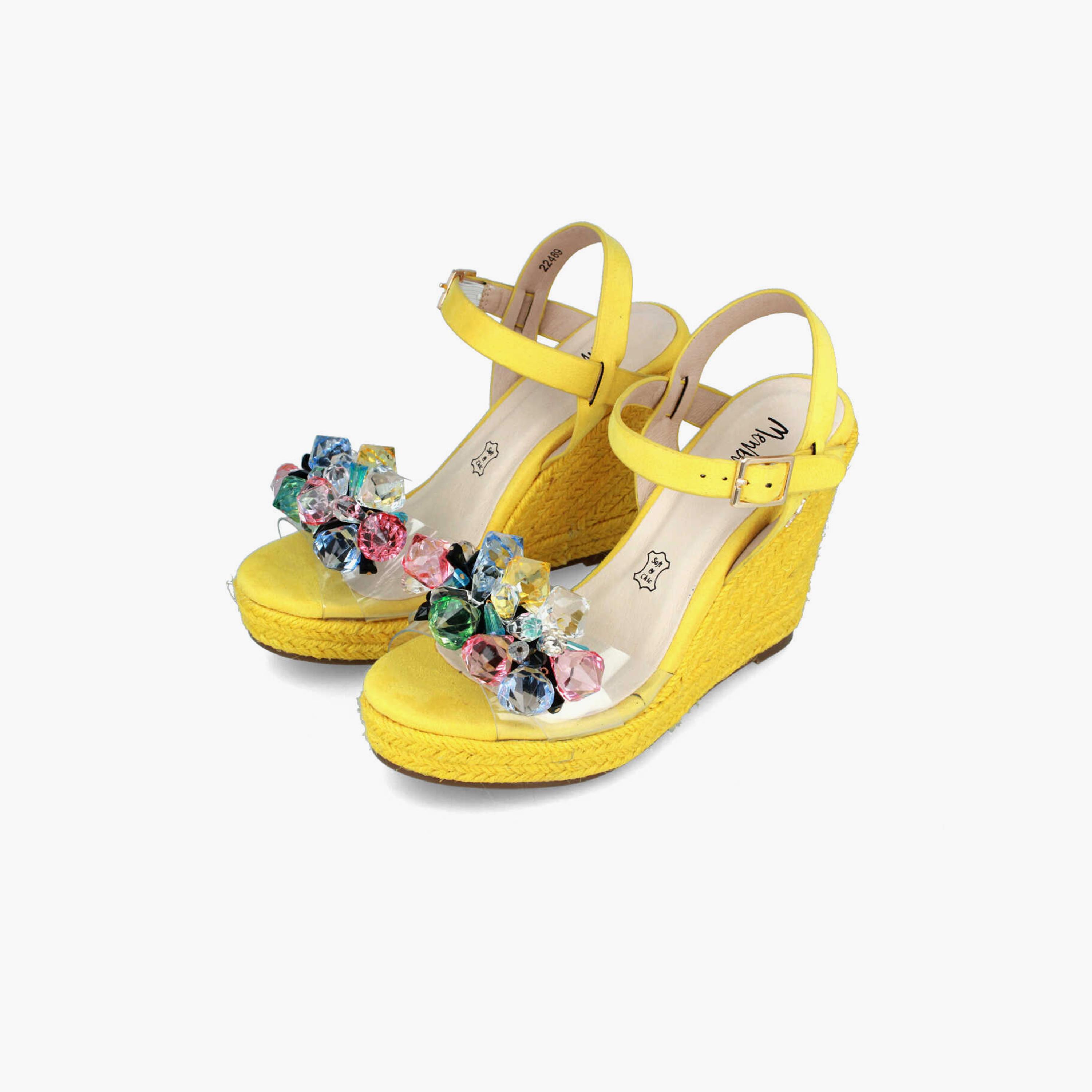 Menbur Women's Woven Wedges with Crystal | 22489-women-shoes-heels-image-2