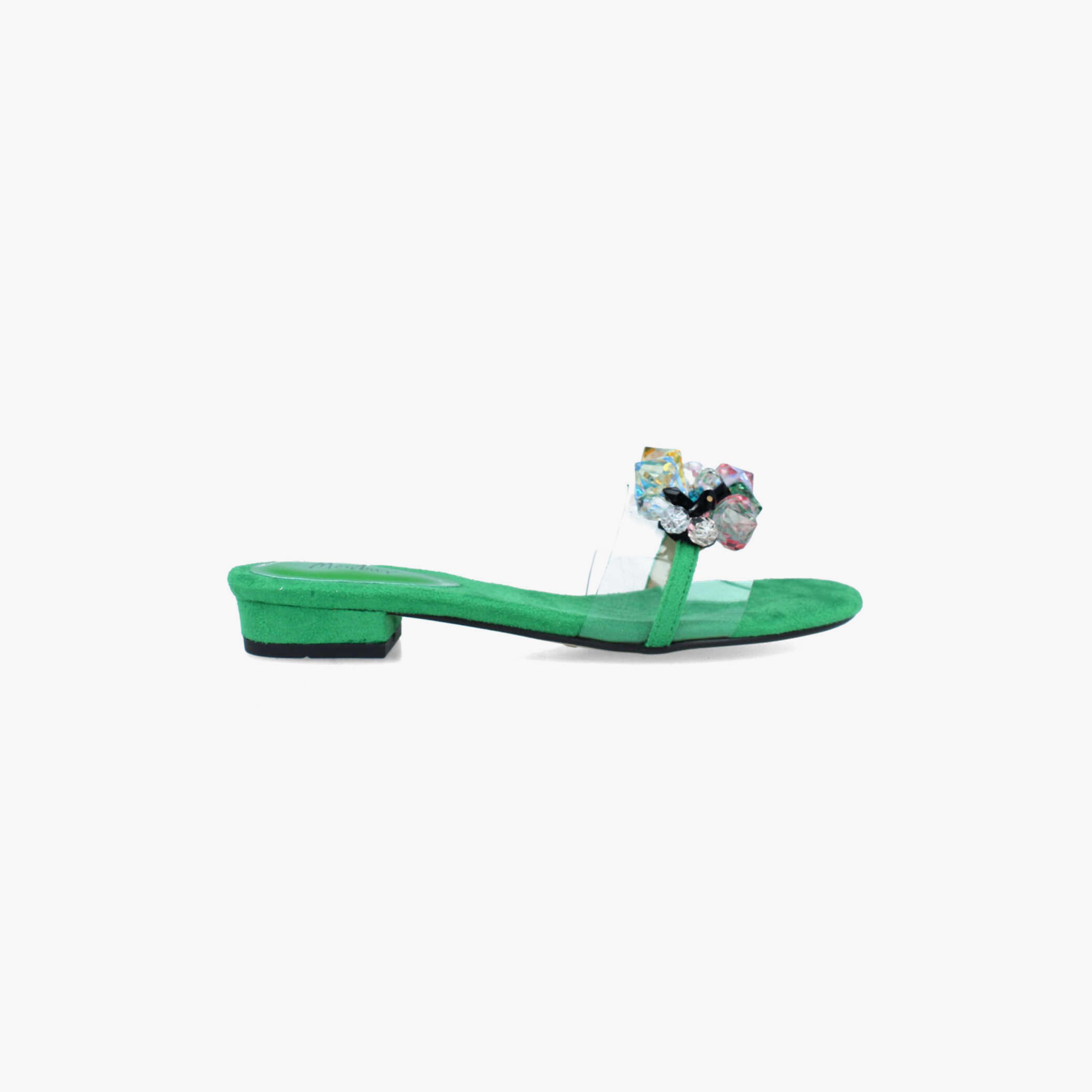 Menbur Women's Slide Sandals with Crystal | 22490-women-shoes-sandals-flats-image-1