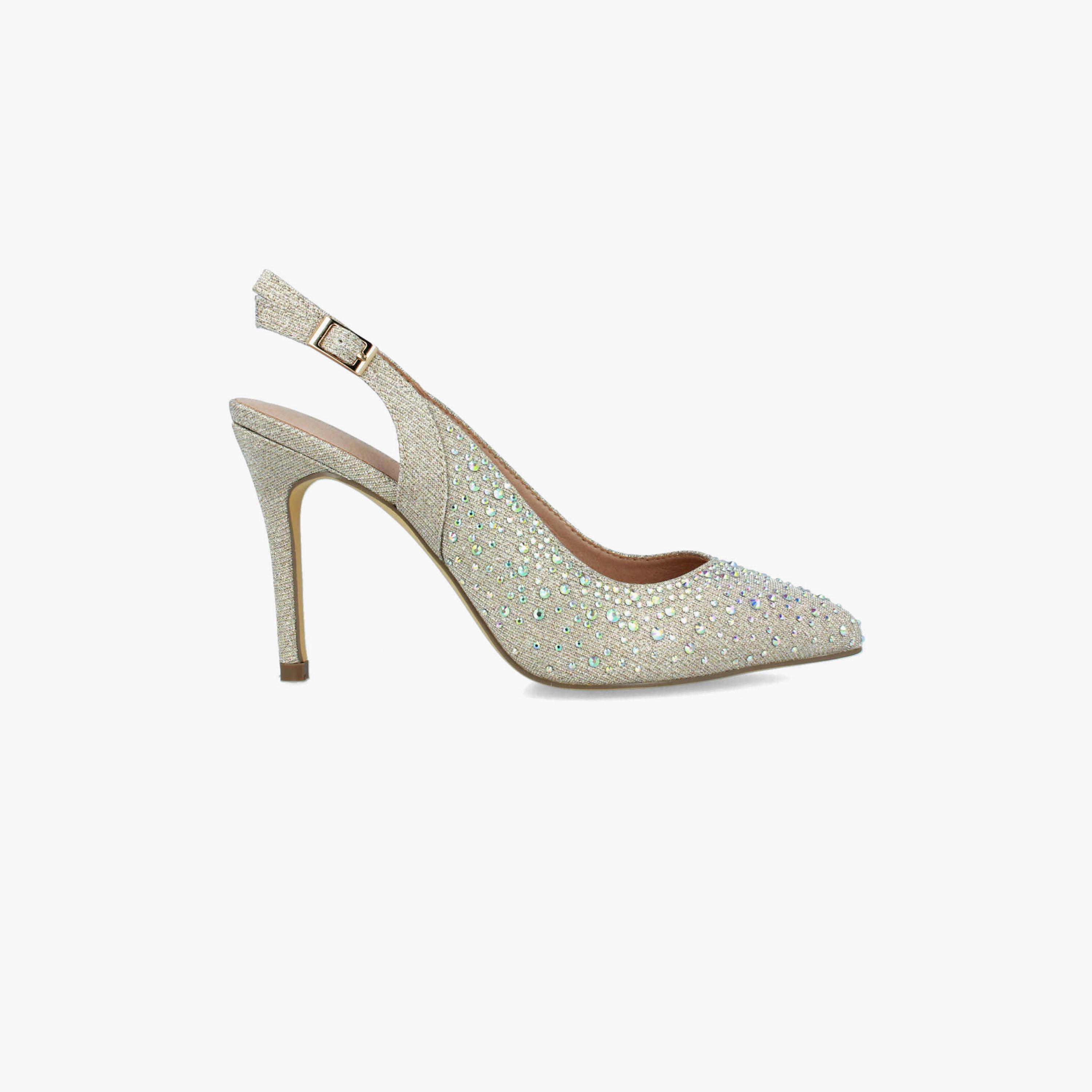 Menbur Women's Woven Pumps with Rhinestone Accent | 22554-women-shoes-heels-image-2