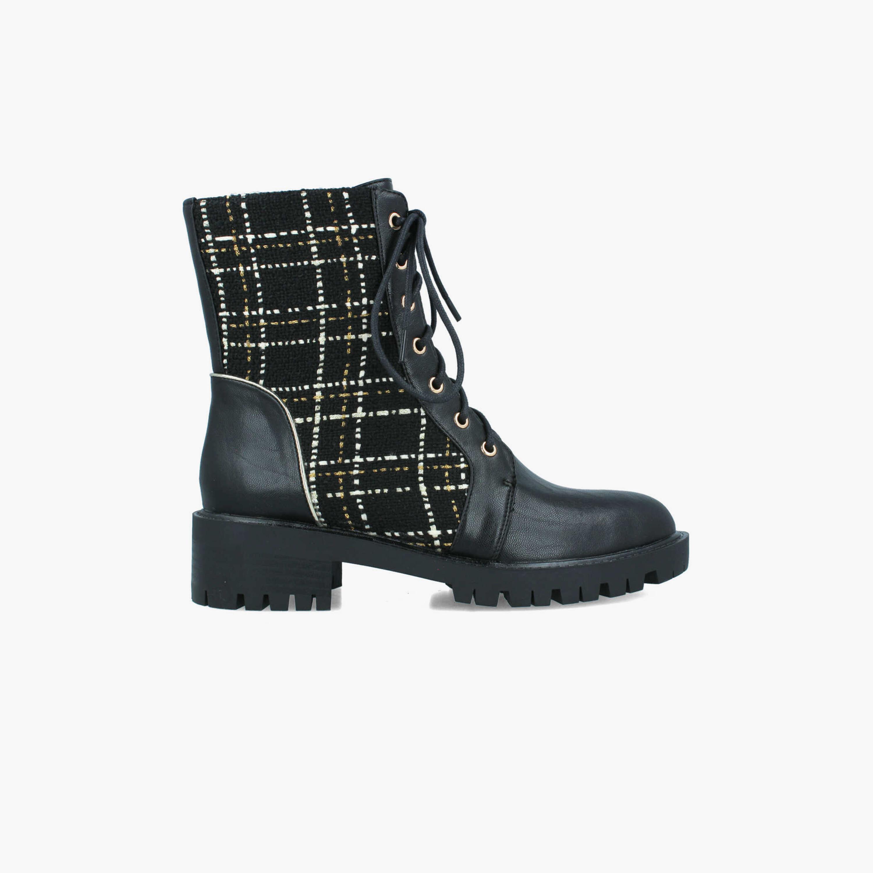 Menbur Women's Knitted High Shaft Boots with Round Toe | 22564-women-shoes-boots-image-2
