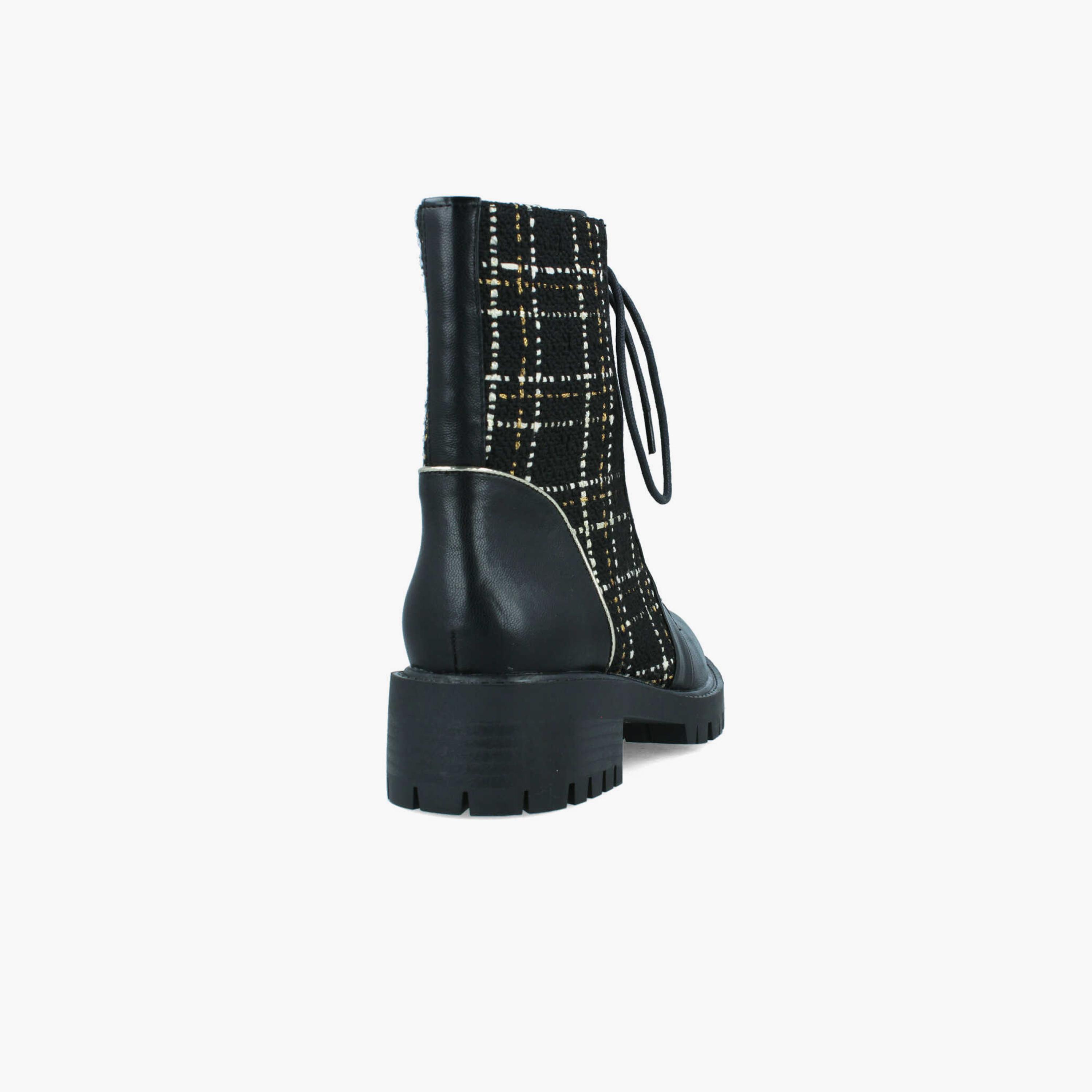 Menbur Women's Knitted High Shaft Boots with Round Toe | 22564-women-shoes-boots-image-3