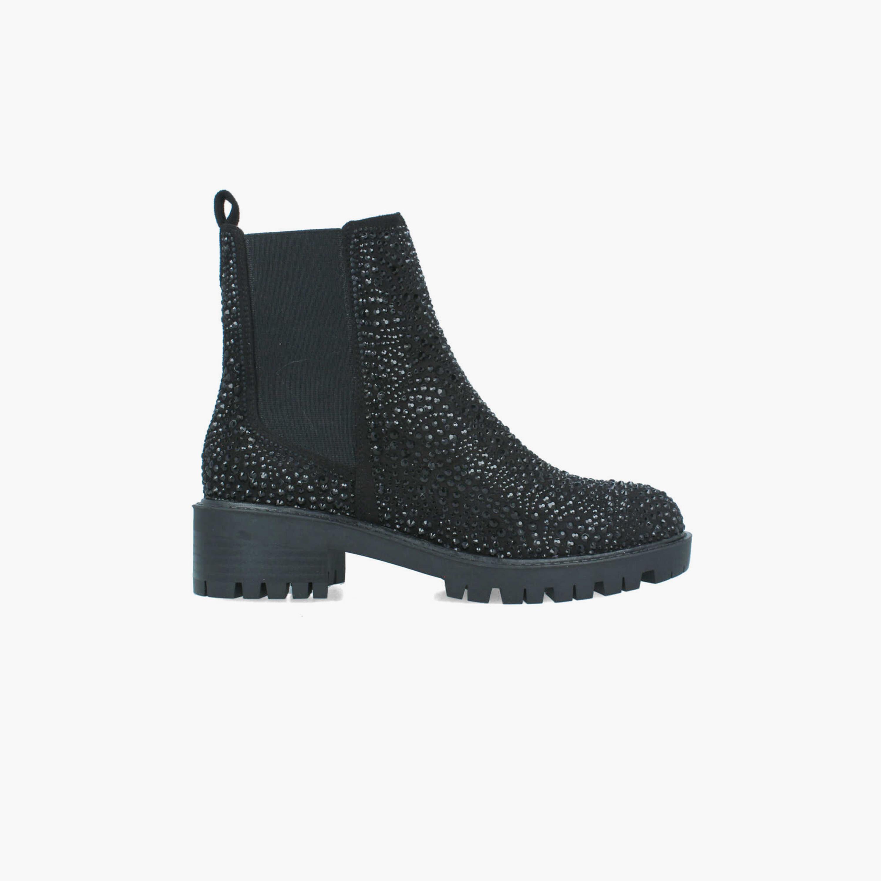 Menbur Women's High Shaft Boots with Rhinestone Accent | 22603-women-shoes-boots-image-2