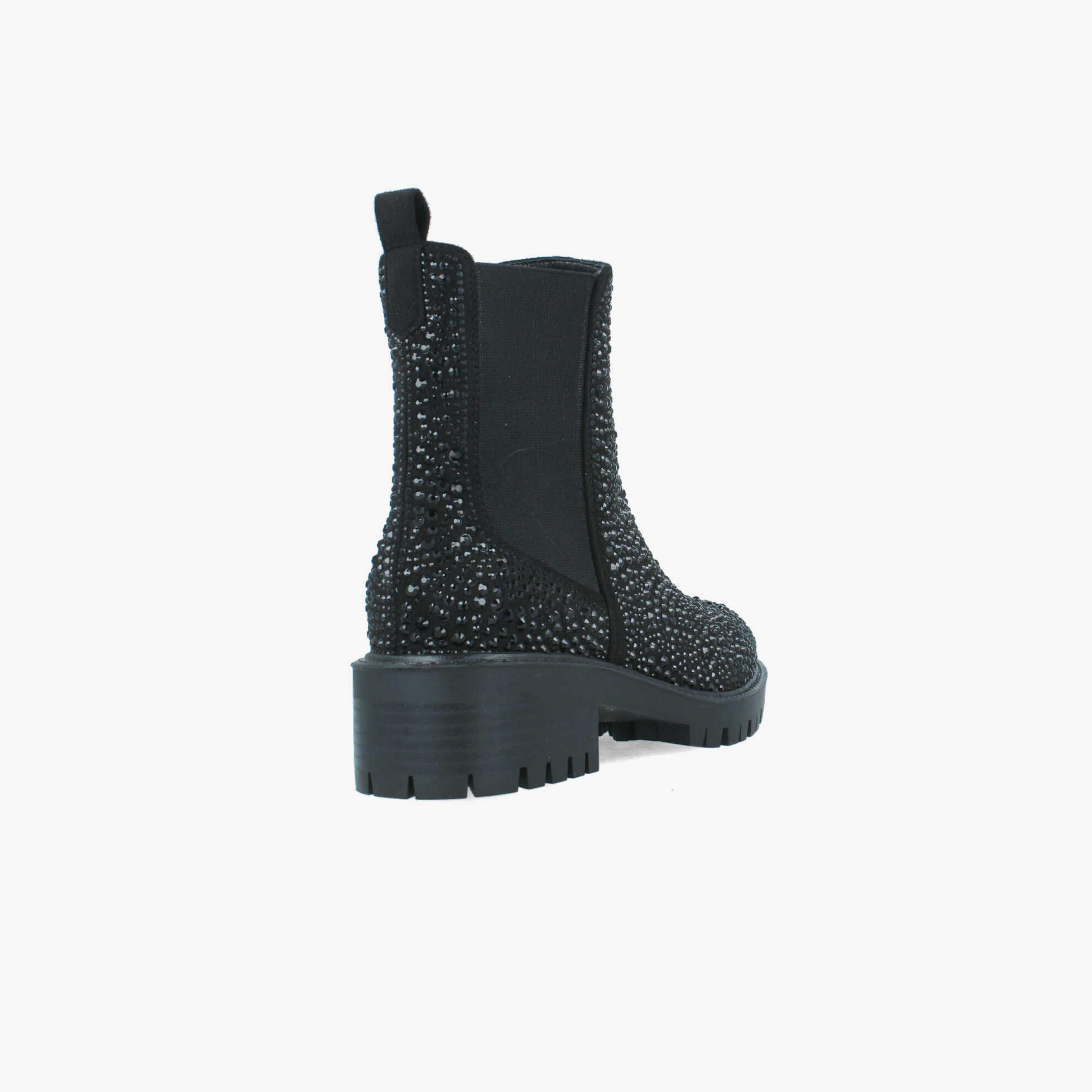 Menbur Women's High Shaft Boots with Rhinestone Accent | 22603-women-shoes-boots-image-3