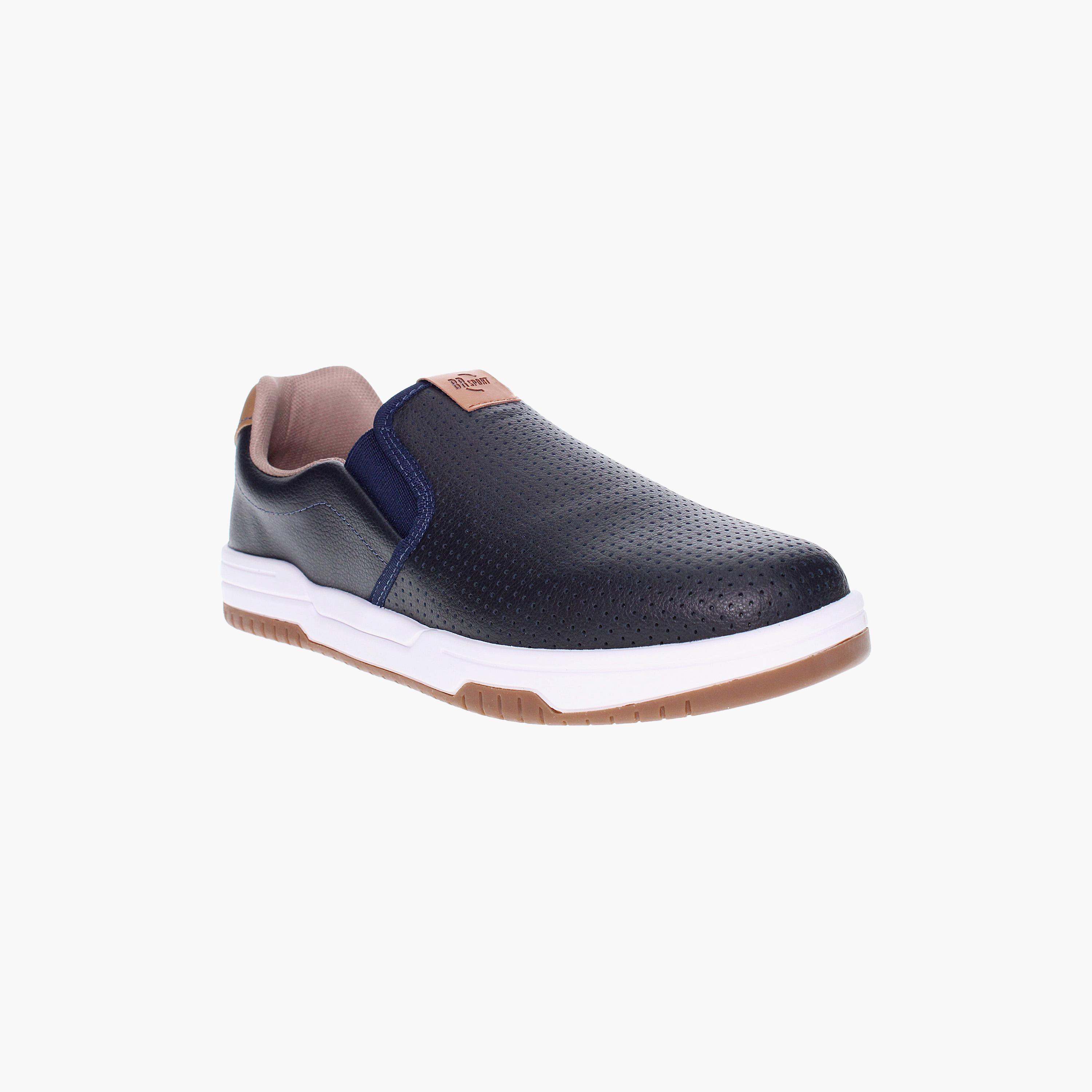 حذاء كاجوال ذو سليب آن للرجال من بي آر سبورت | 2269-100-26217-men-shoes-loafersandmoccasins-image-1