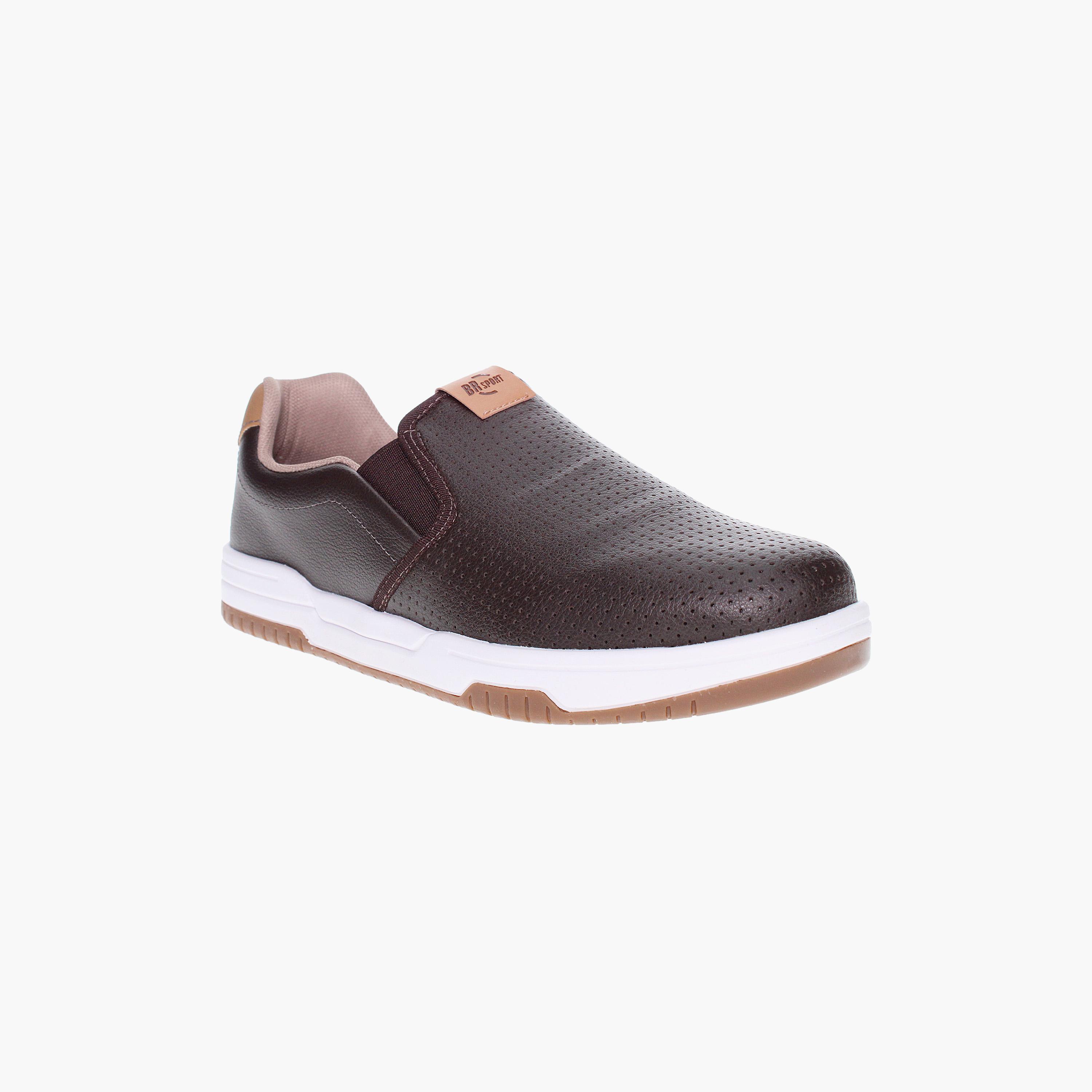 حذاء كاجوال ذو سليب آن للرجال من بي آر سبورت | 2269-100-26217-men-shoes-loafersandmoccasins-image-1