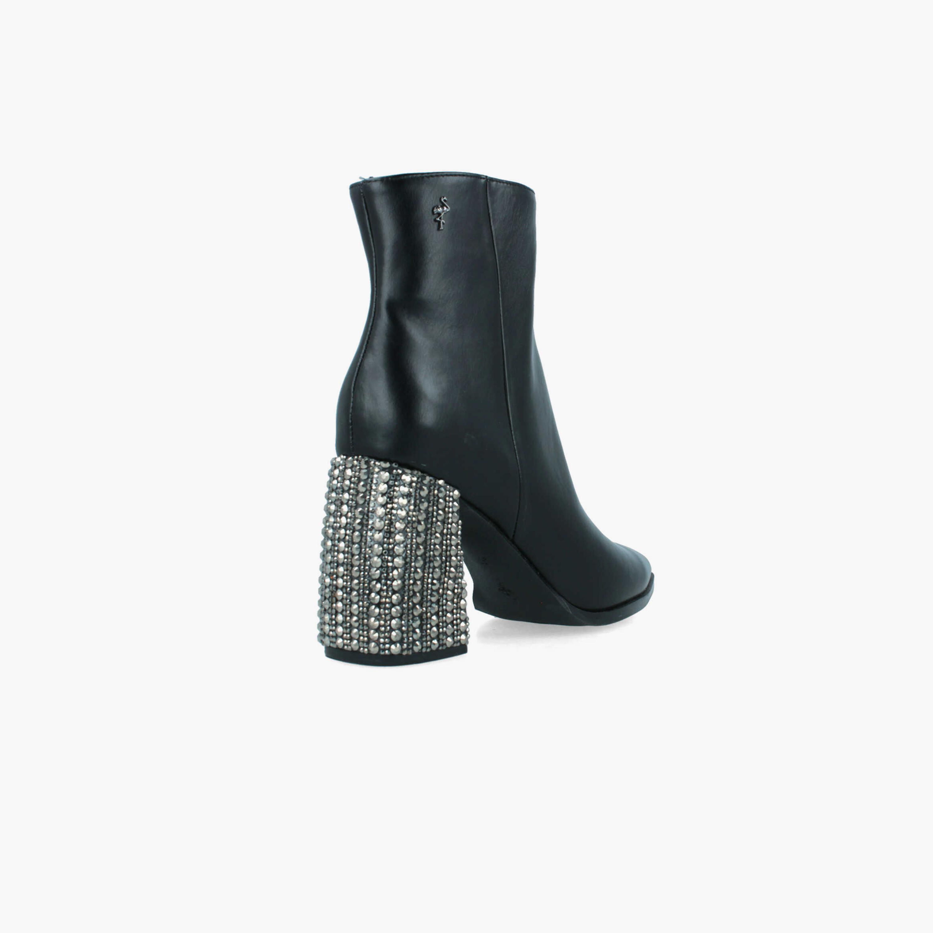 Menbur Women's Ankle Boots with Rhinestone Accent | 22691-women-shoes-boots-image-3