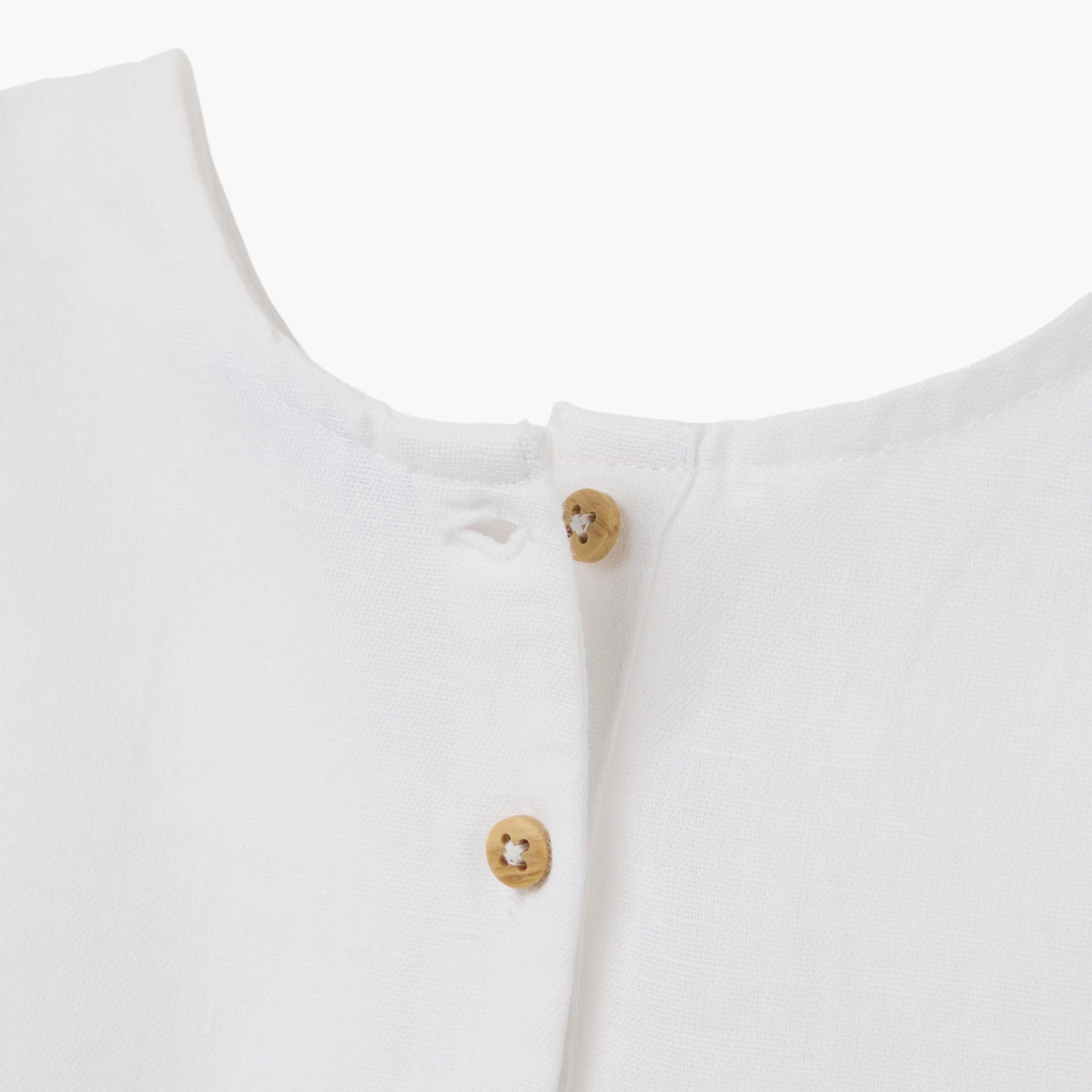 OVS Solid Cotton Sleeveless Ruffled Top-baby-girls-clothing-blousesandshirts-image-3