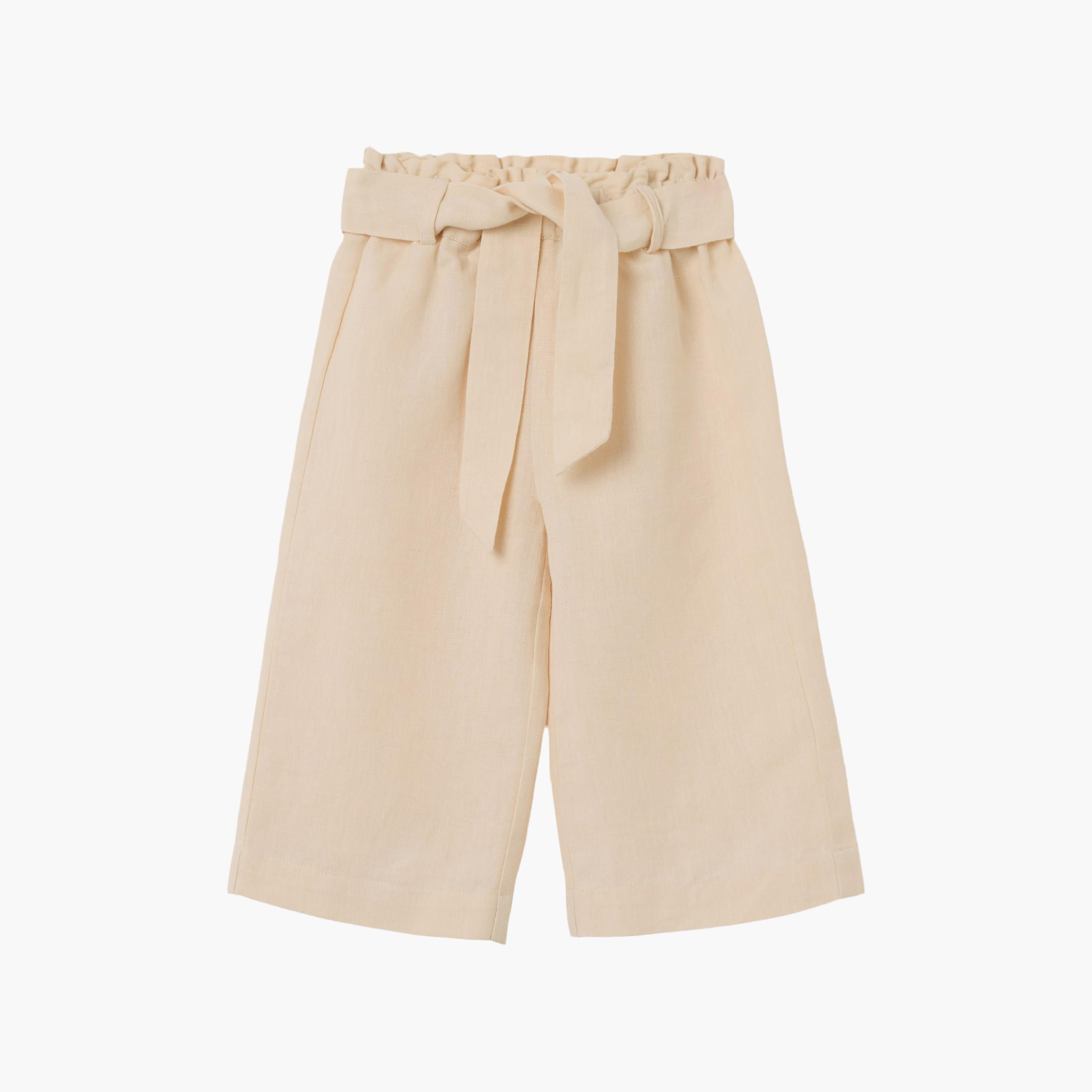 بنطال "وايد ليج" واسع بخصر مطاطي من اوه في اس-baby-girls-clothing-bottoms-joggersandtrackpants-image-1