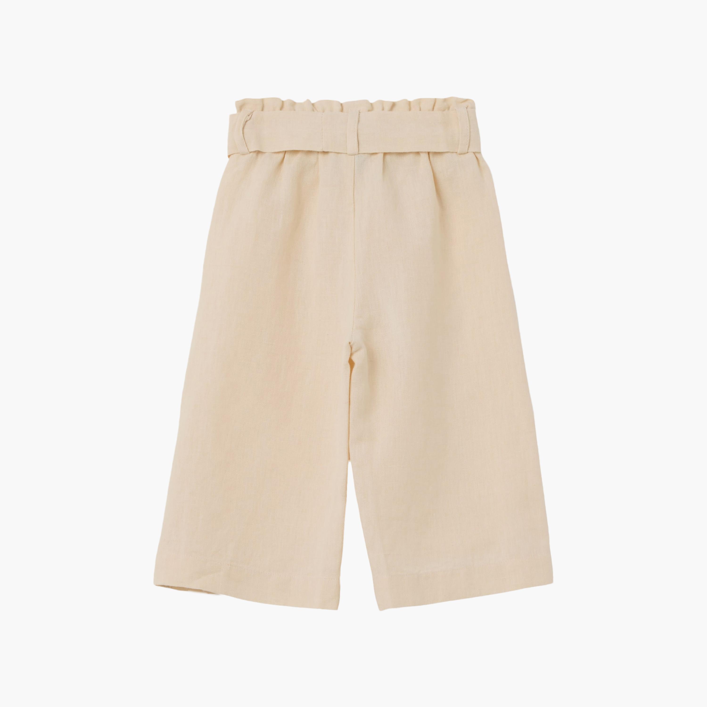 بنطال "وايد ليج" واسع بخصر مطاطي من اوه في اس-baby-girls-clothing-bottoms-joggersandtrackpants-image-2