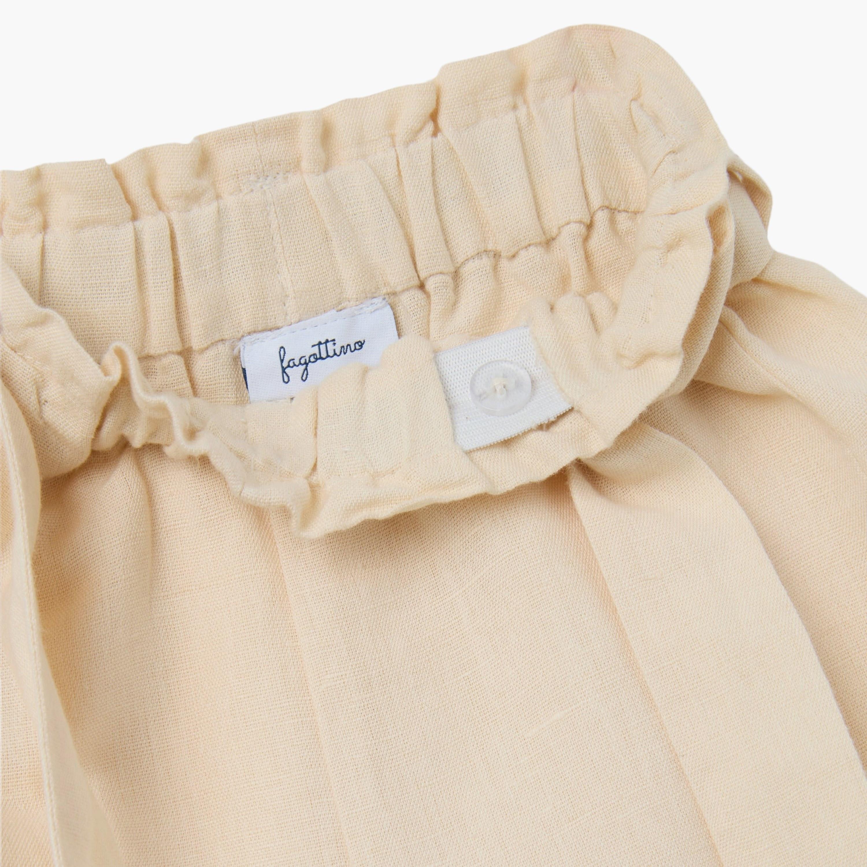 بنطال "وايد ليج" واسع بخصر مطاطي من اوه في اس-baby-girls-clothing-bottoms-joggersandtrackpants-image-3