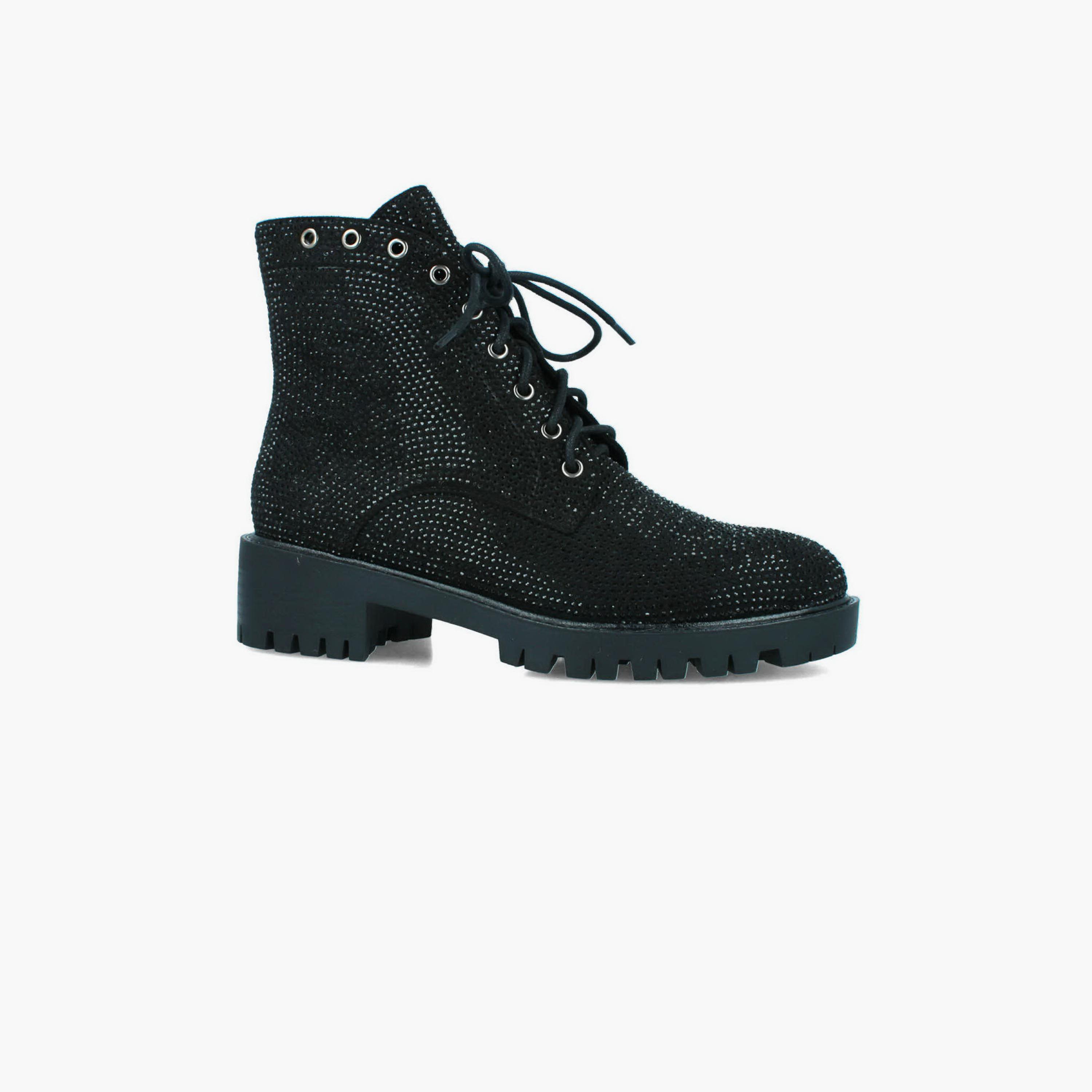 Menbur Women's Ankle Boots with Rhinestone Accent | 22705-women-shoes-boots-image-1