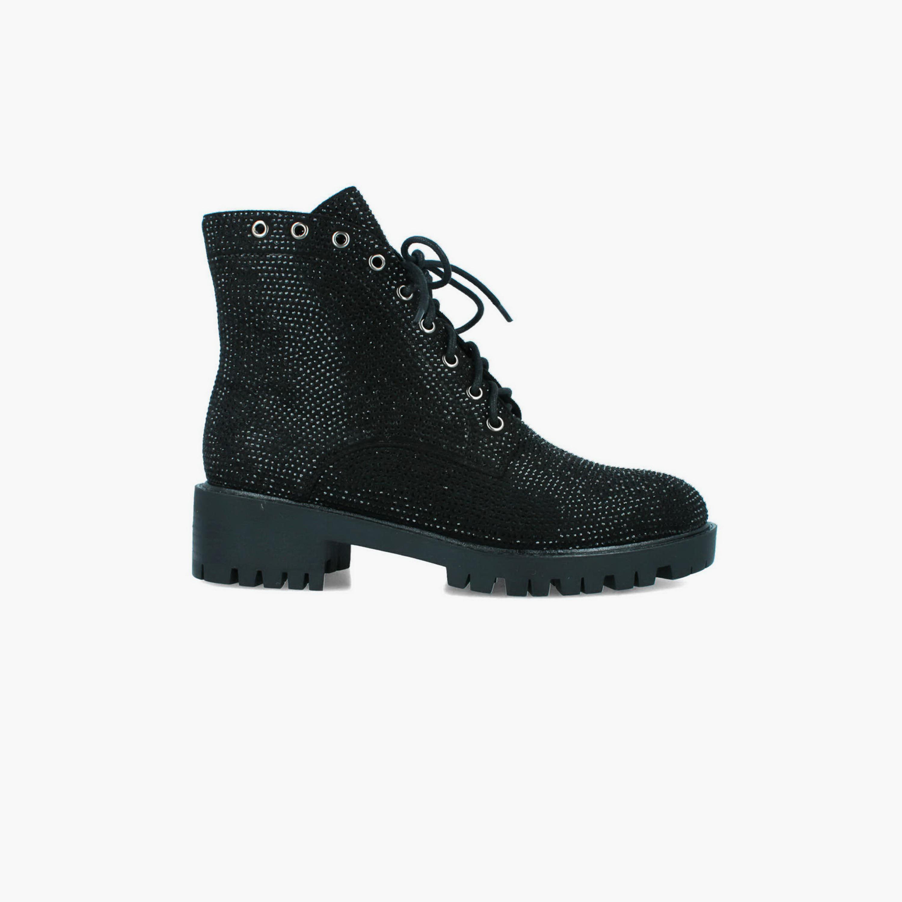 Menbur Women's Ankle Boots with Rhinestone Accent | 22705-women-shoes-boots-image-2