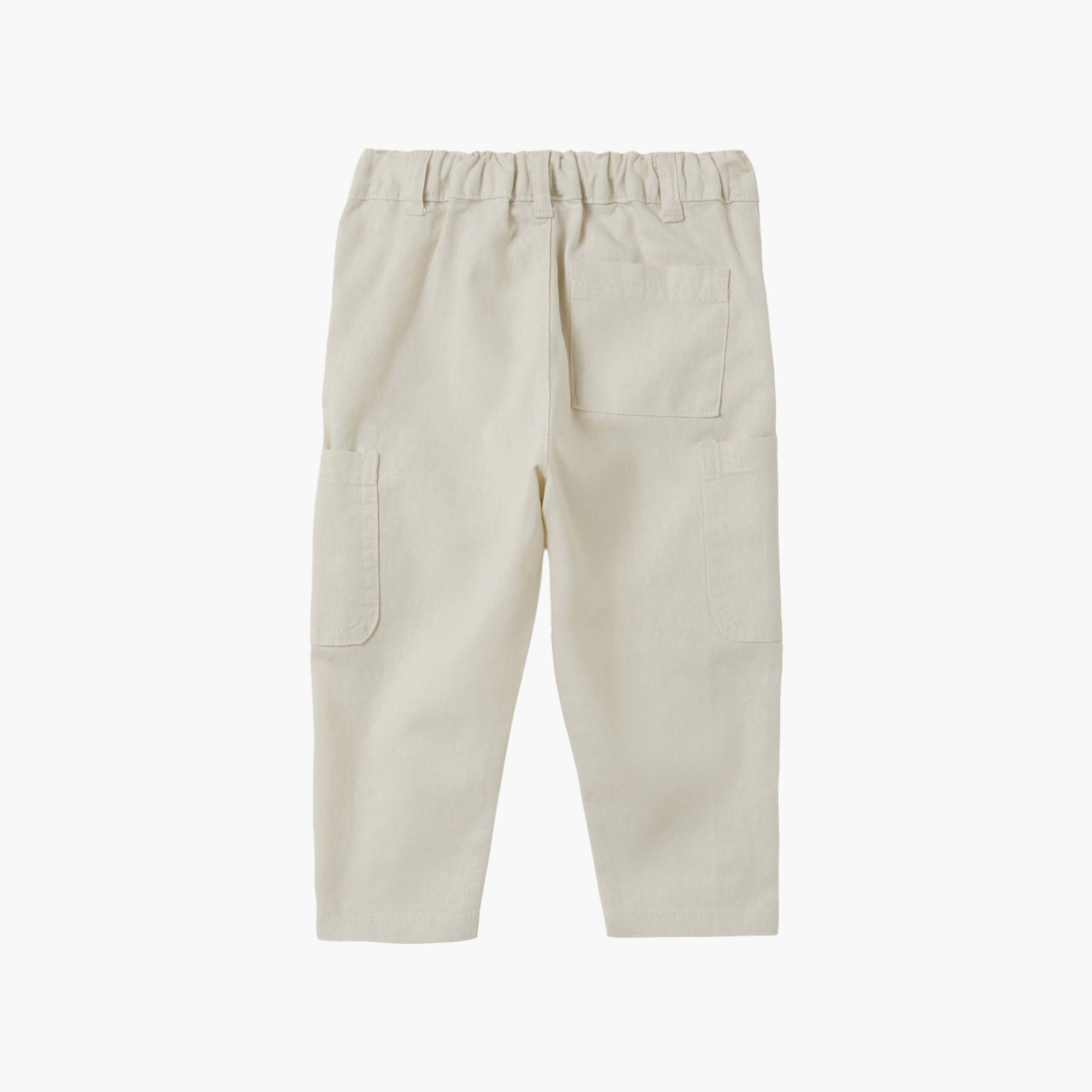 OVS Buttoned Regular Fit Trousers-baby-boys-clothing-bottoms-trousers-image-2