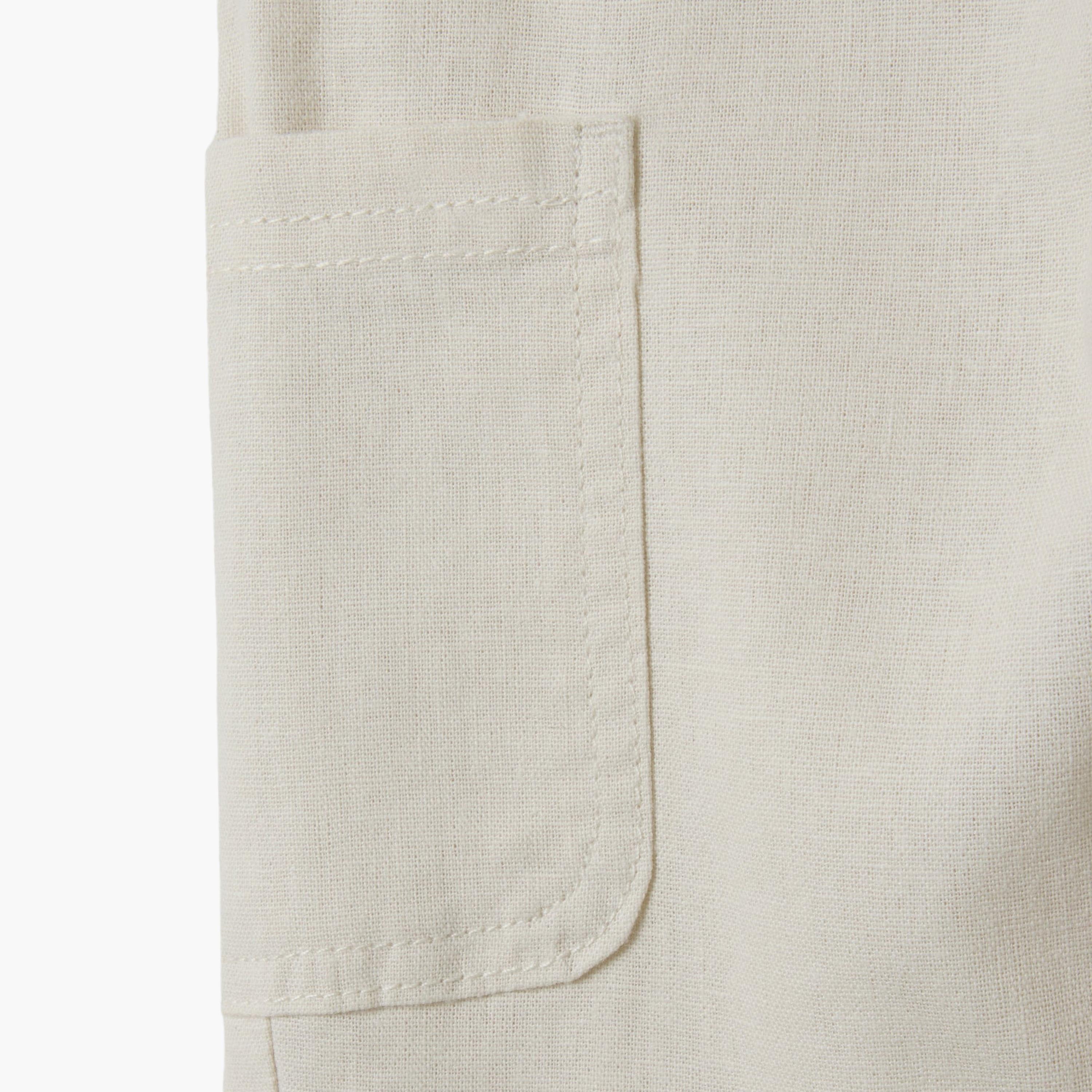 OVS Buttoned Regular Fit Trousers-baby-boys-clothing-bottoms-trousers-image-3