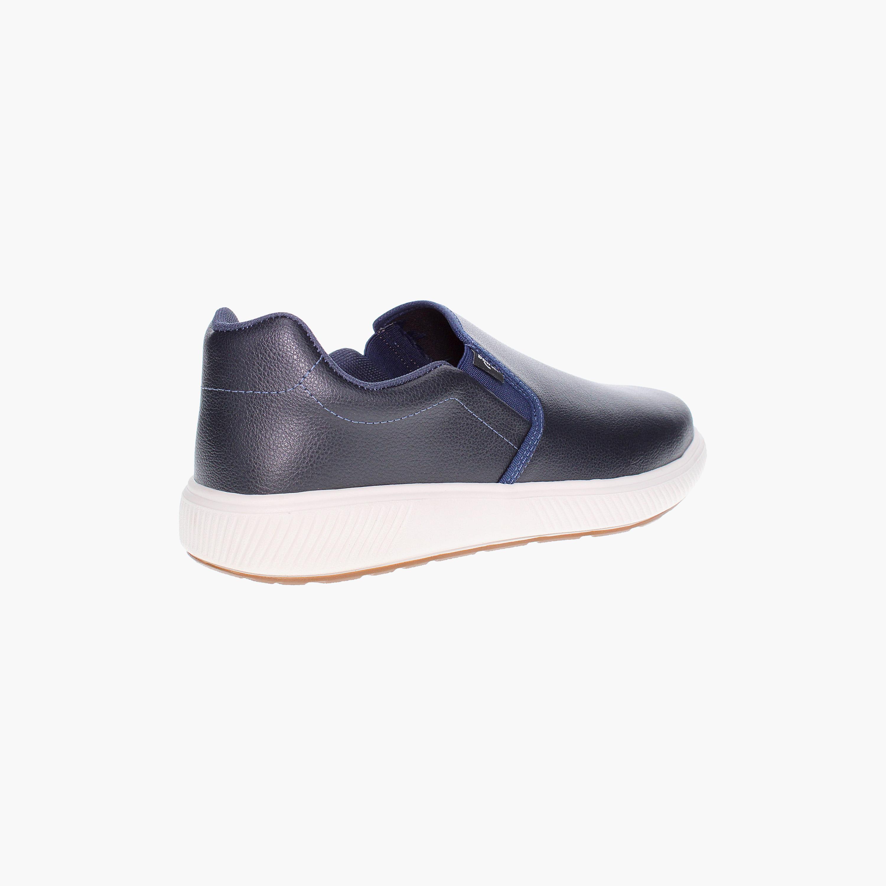 حذاء كاجوال ذو سليب آن للرجال من بي آر سبورت مع مطاط في الجانب العلوي | 2276-200-24995-men-shoes-loafersandmoccasins-image-2