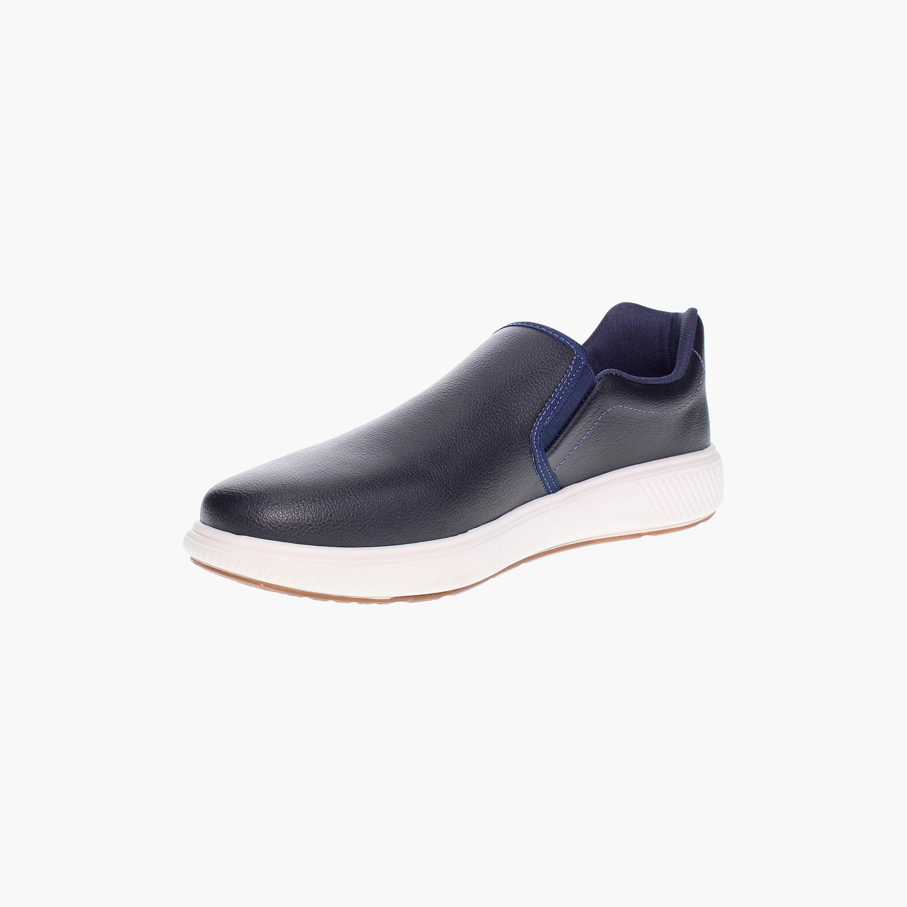حذاء كاجوال ذو سليب آن للرجال من بي آر سبورت مع مطاط في الجانب العلوي | 2276-200-24995-men-shoes-loafersandmoccasins-image-3