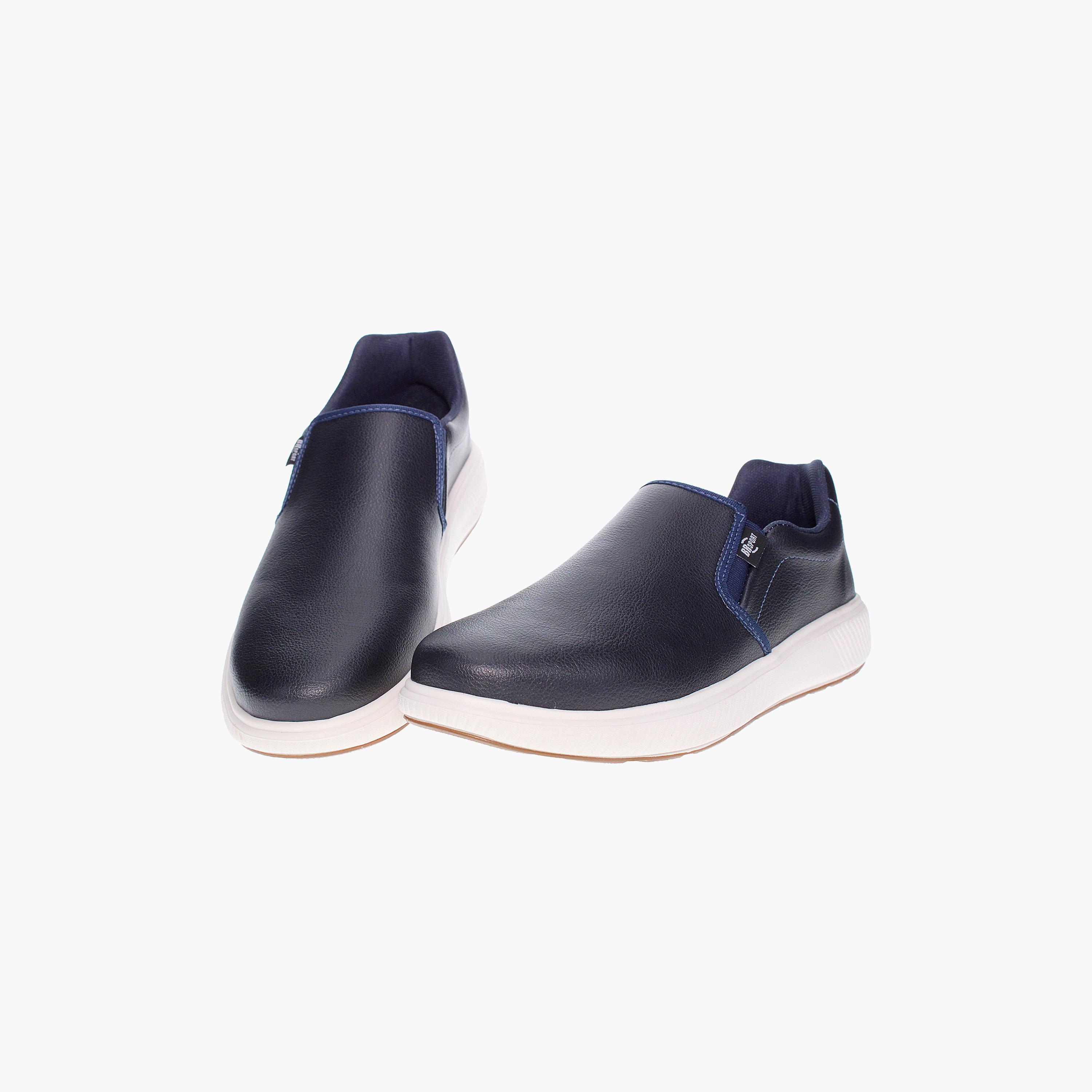 حذاء كاجوال ذو سليب آن للرجال من بي آر سبورت مع مطاط في الجانب العلوي | 2276-200-24995-men-shoes-loafersandmoccasins-image-4