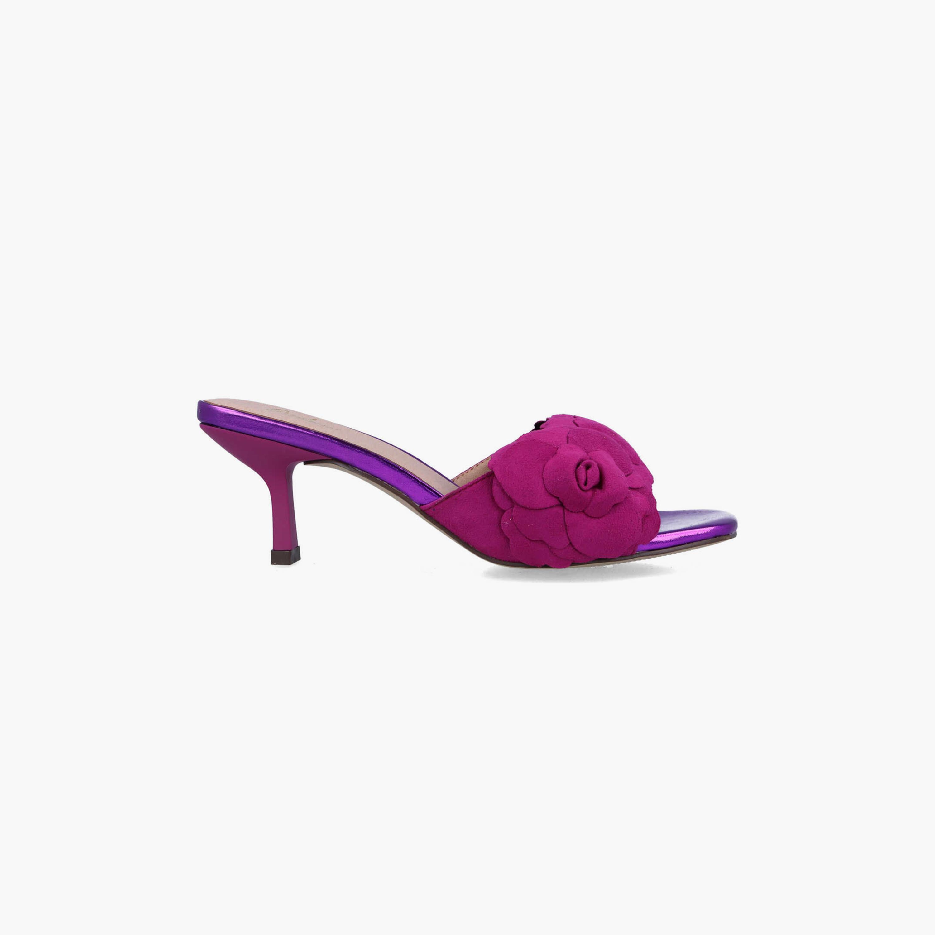Menbur Women's Metallic Kitten Heels with Open Toe | 22780-women-shoes-heels-image-2