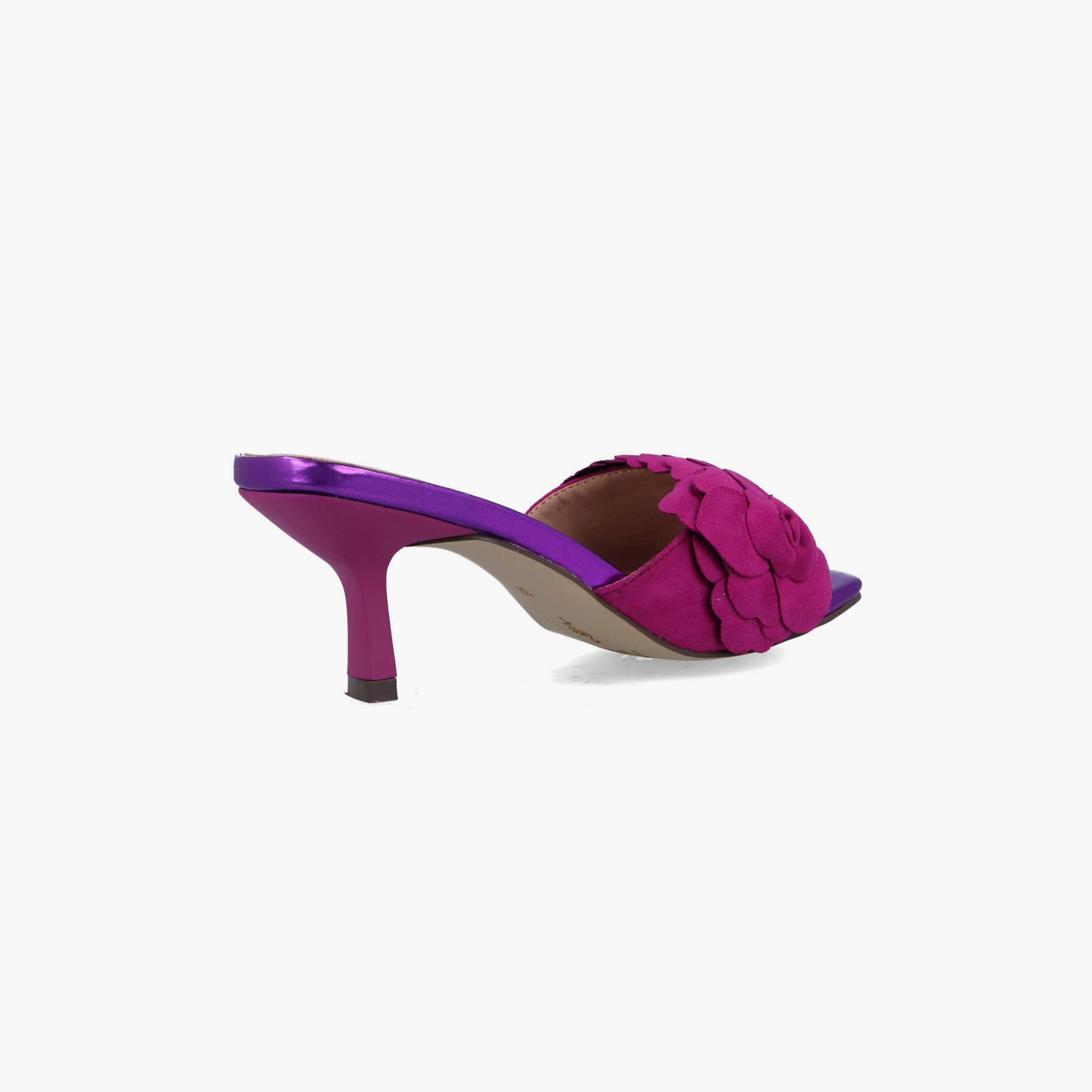 Menbur Women's Metallic Kitten Heels with Open Toe | 22780-women-shoes-heels-image-3